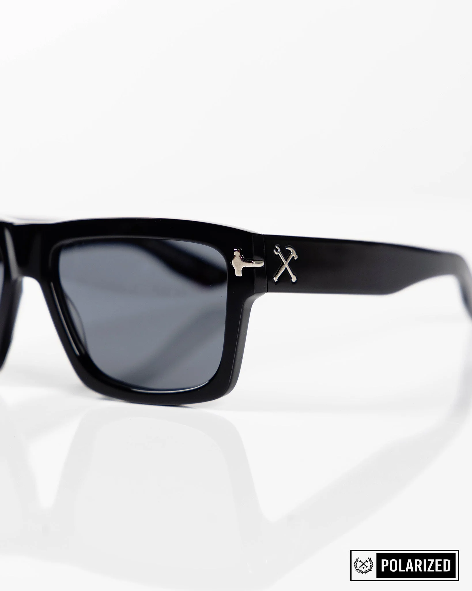 Sledge Sunglasses - Black & Grey Polarized - Image 5