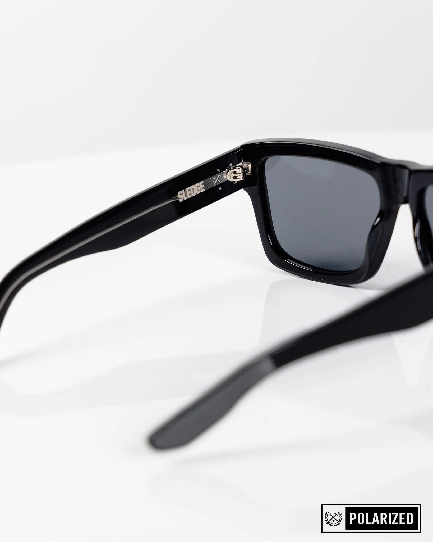 Sledge Sunglasses - Black & Grey Polarized - Image 8