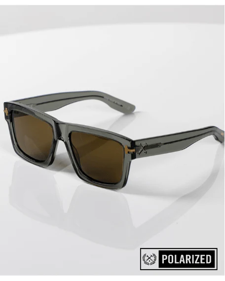 Sledge Sunglasses - Grey Smoke & Bronze Polarized - Image 3