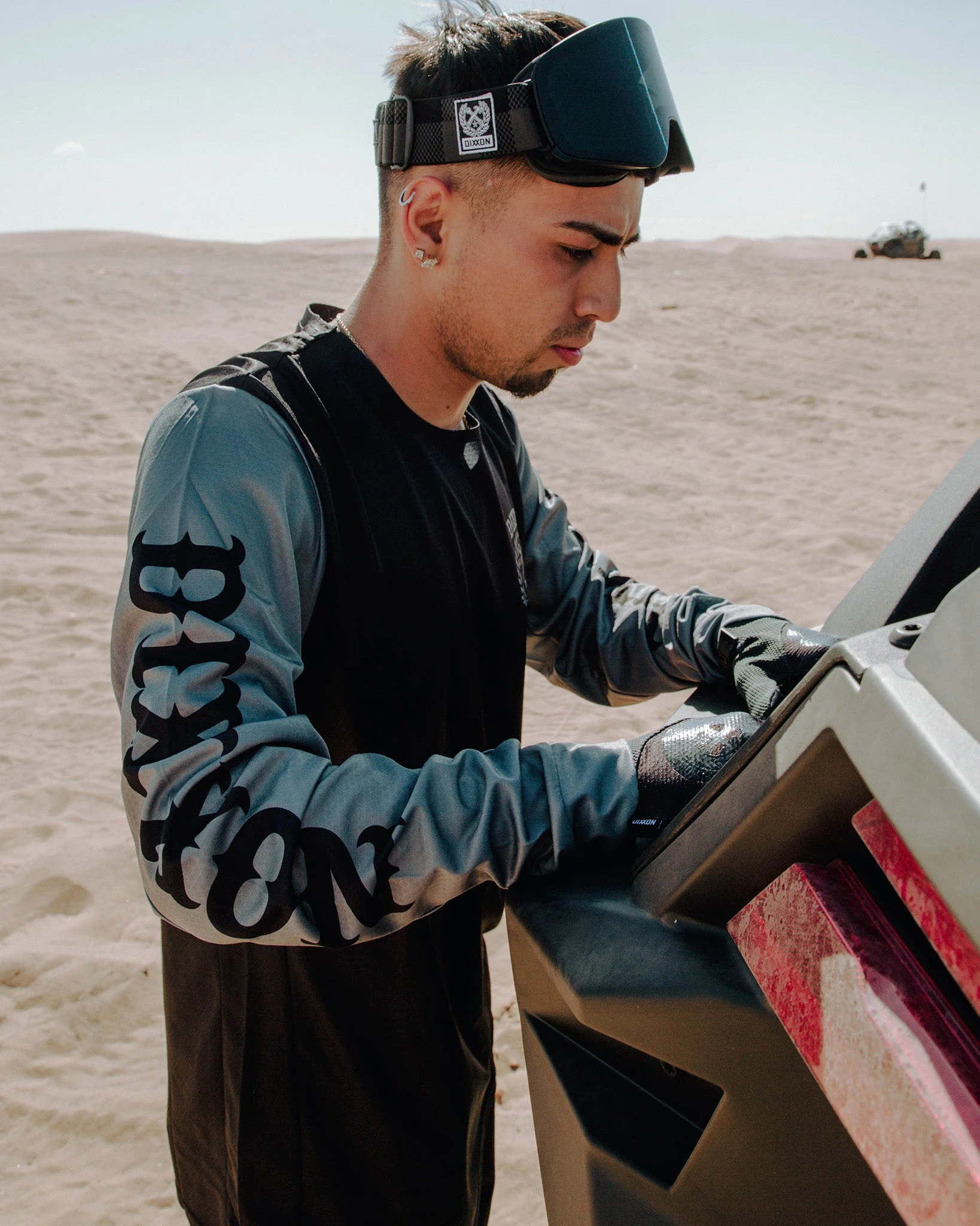 Slugger Offroad / MX Jersey - Black & Gray - Image 4