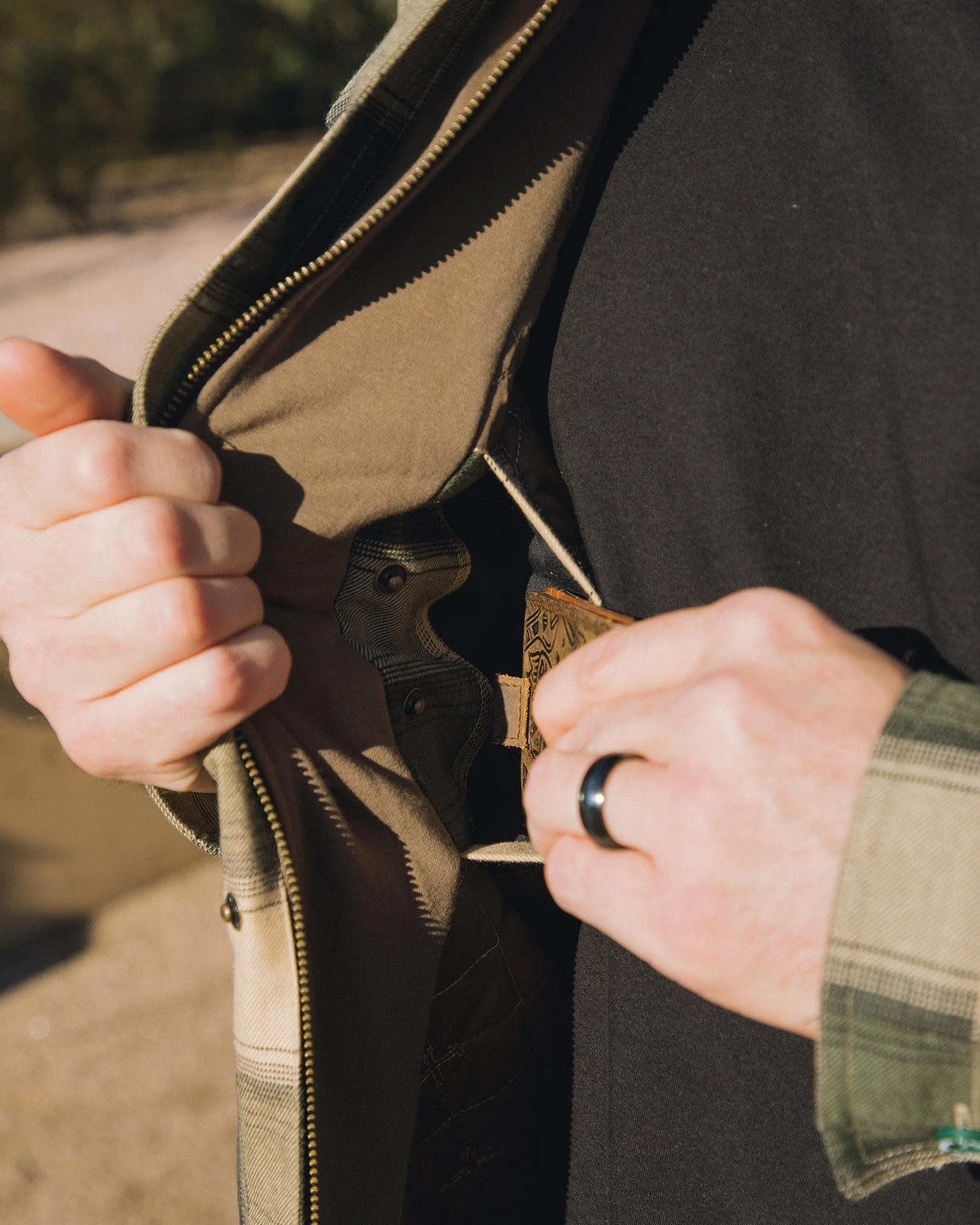 Squadron Hooded Flannel Jacket - Image 6