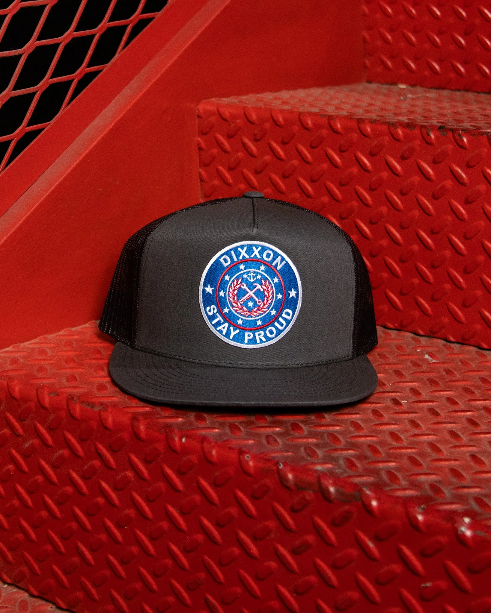 Stay Proud Flat Bill Trucker Snapback - Image 4