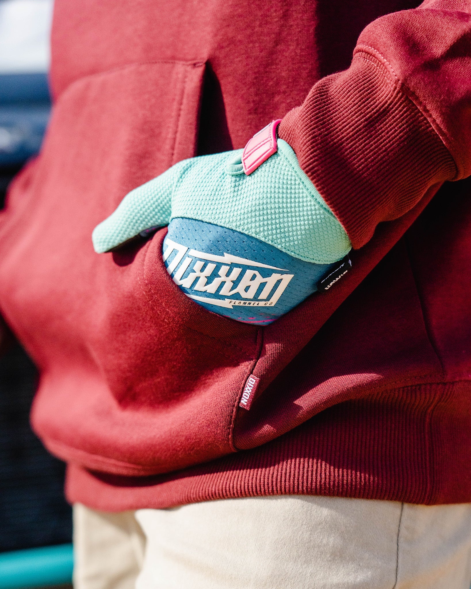 Steeze Pullover Hoodie - Maroon - Image 6