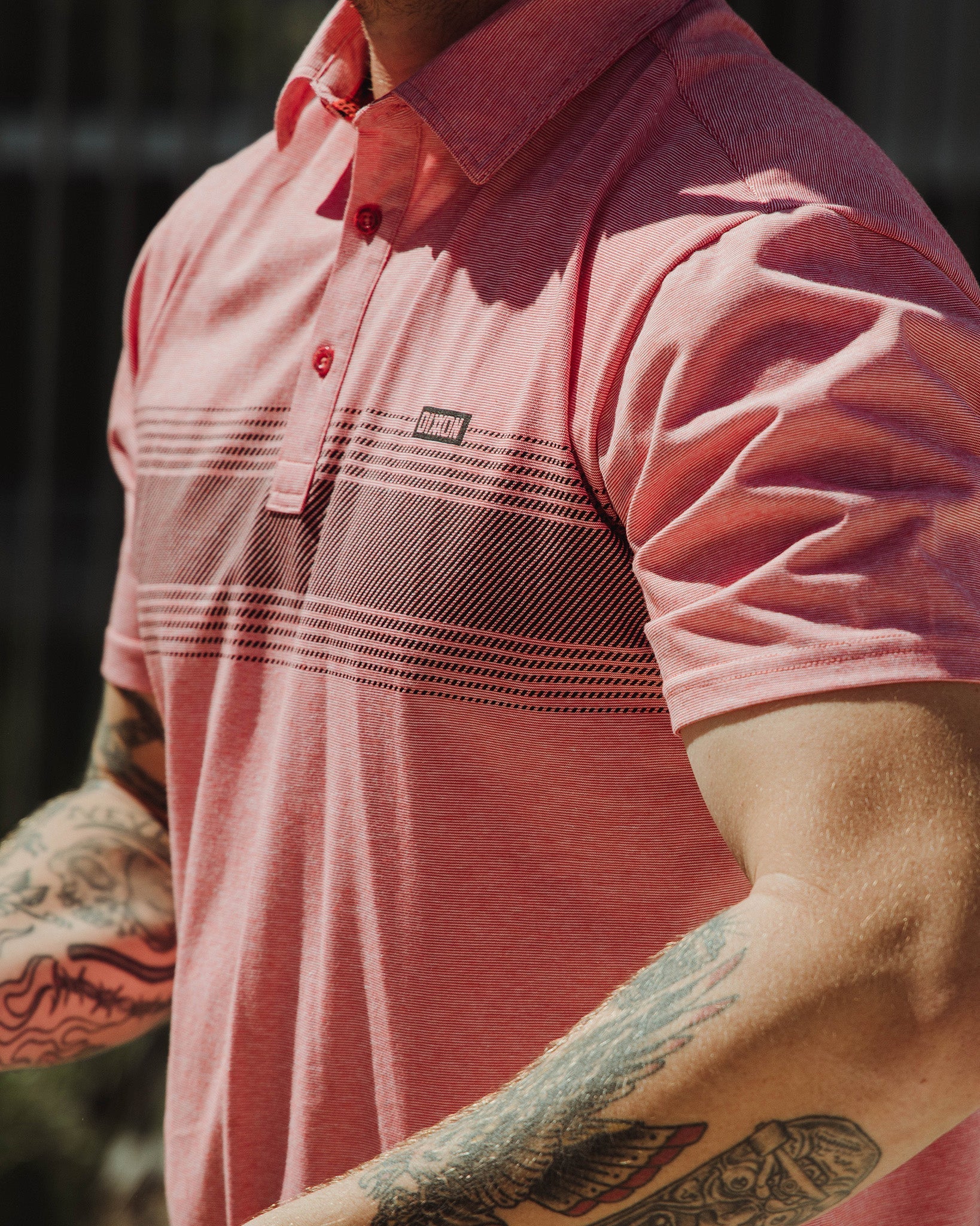 Stitch Premium Polo - Red - Image 3