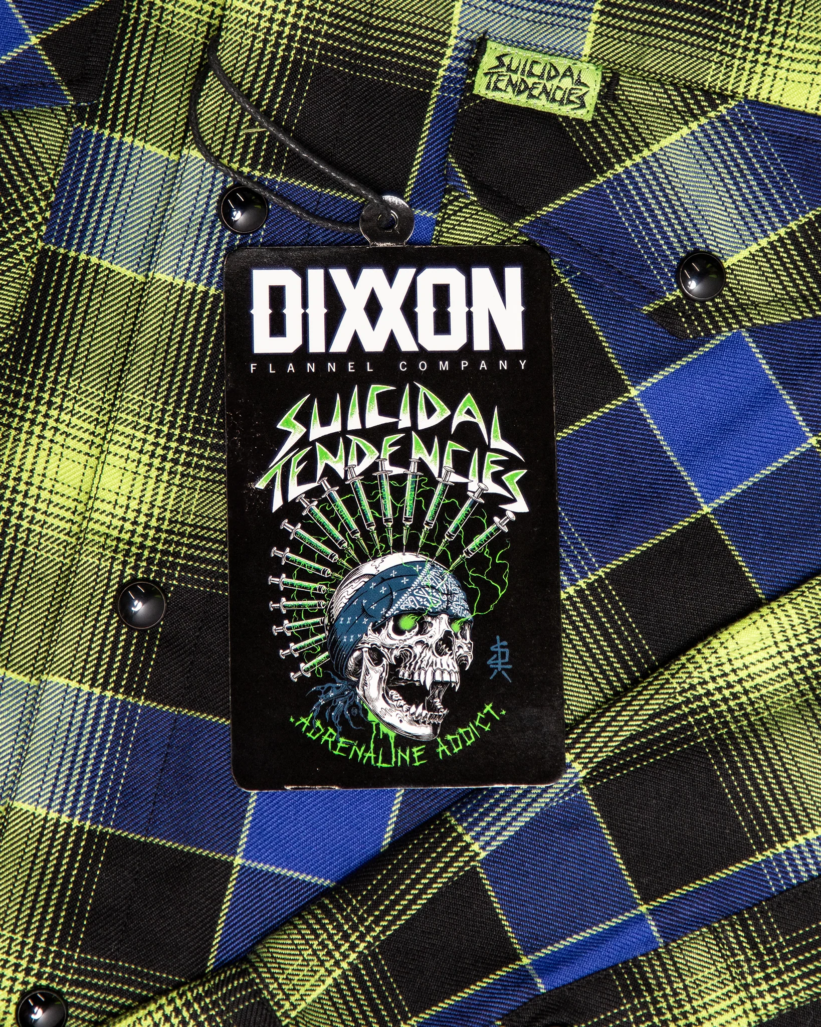 Suicidal Tendencies Adrenaline Addict Flannel - Image 11