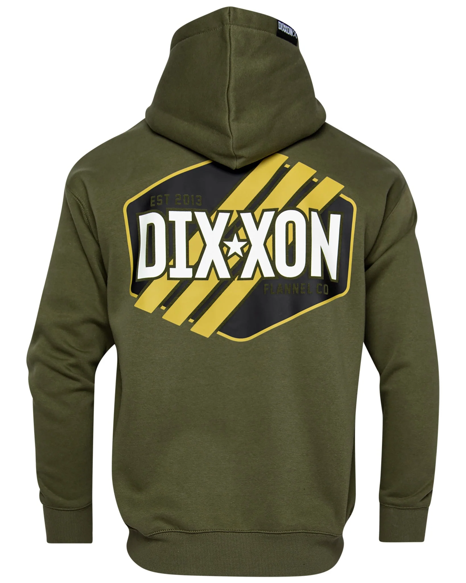 Tactical Badge Zip Up Hoodie - O.D. Green - Image 2