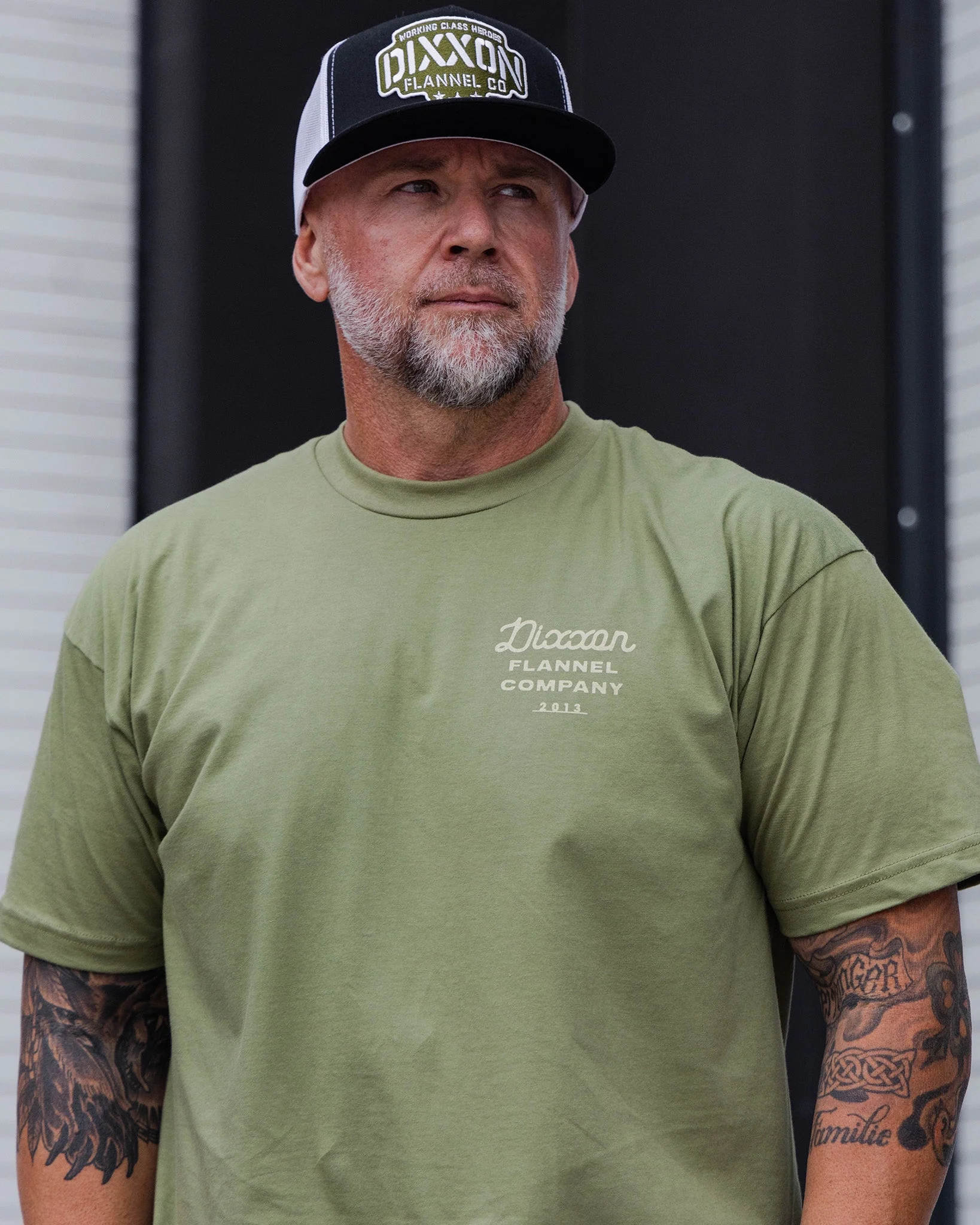 Tan Road Warrior T-Shirt - OD Green - Image 2