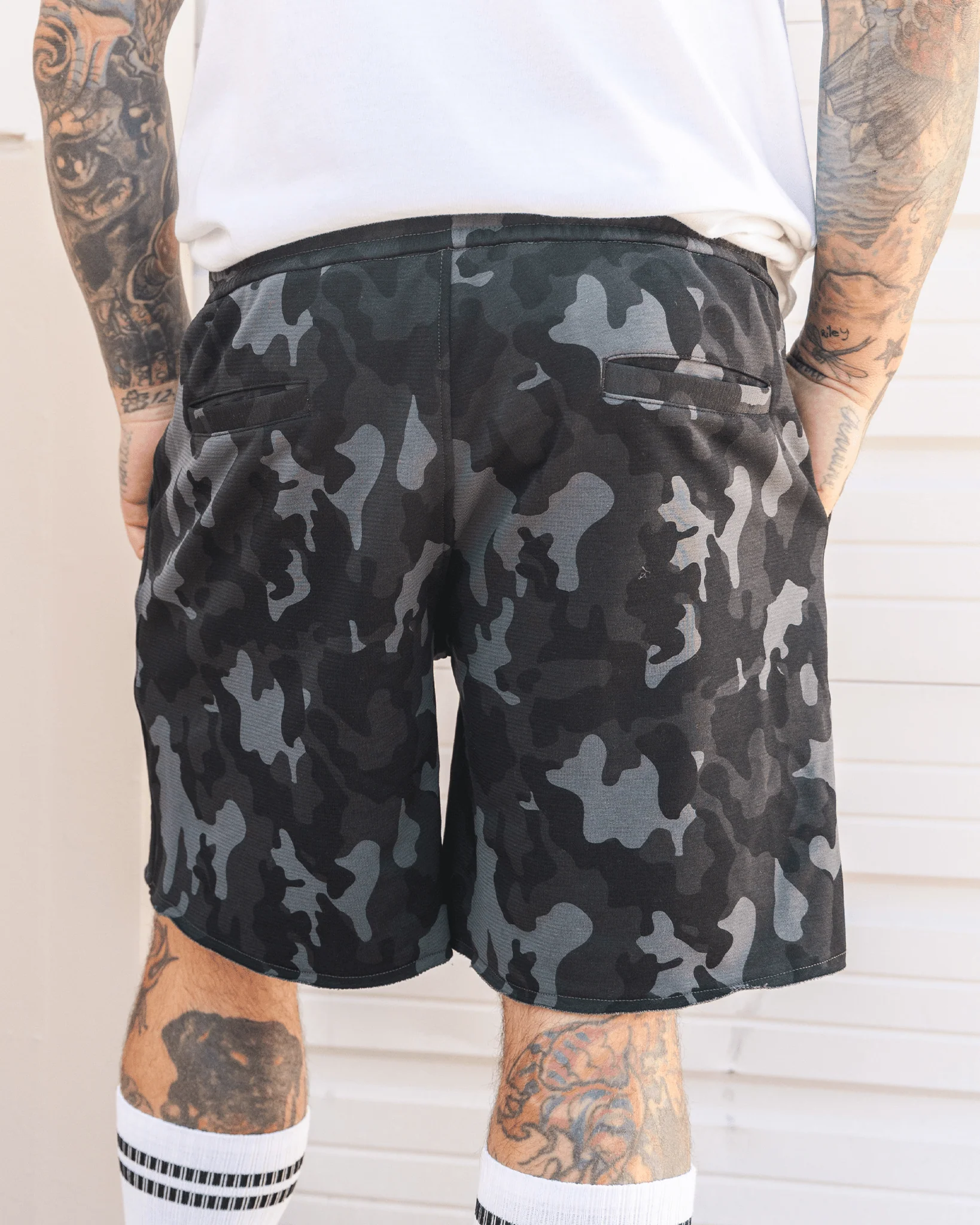 Terry Shorts 2.0 - Black Camo - Image 3