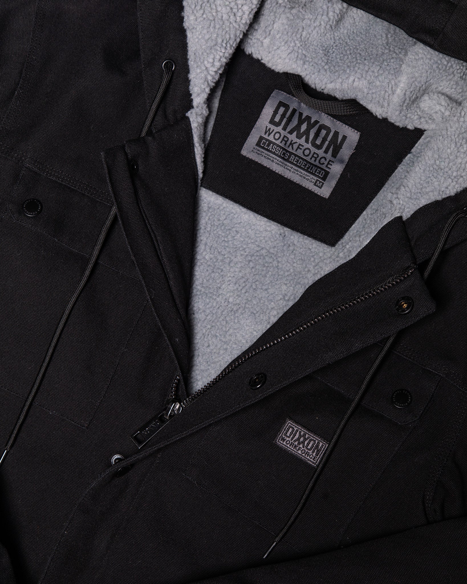 The Colt Sherpa Work Jacket - Black - Image 12