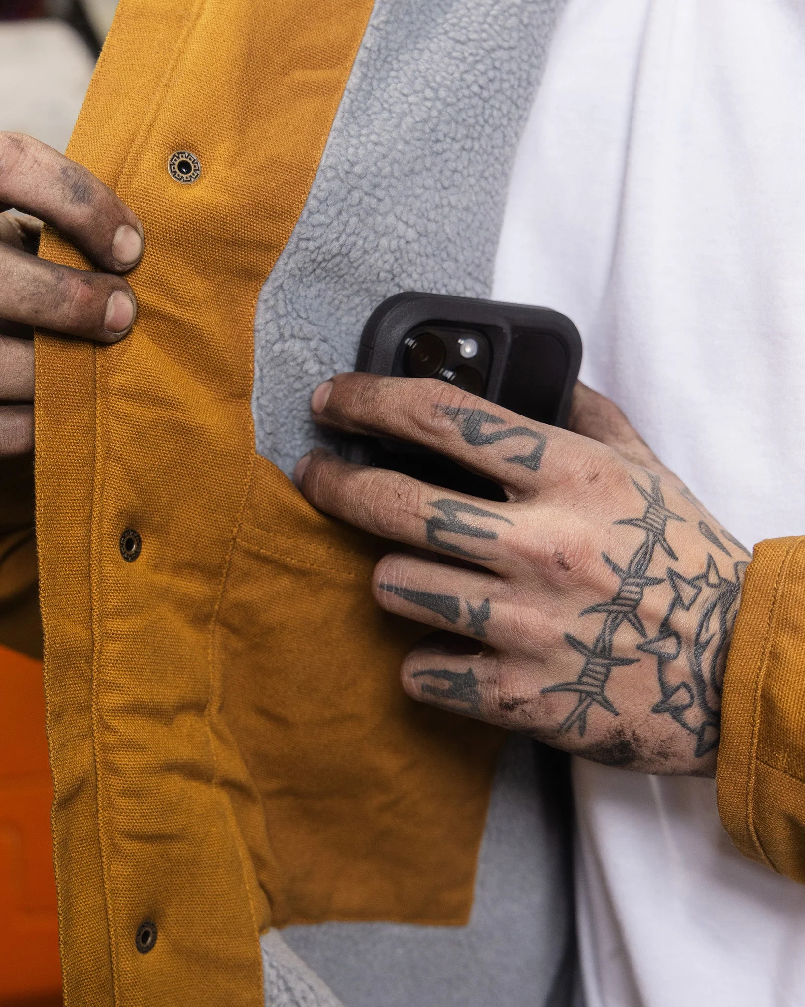 The Colt Sherpa Work Jacket - Camel - Image 9