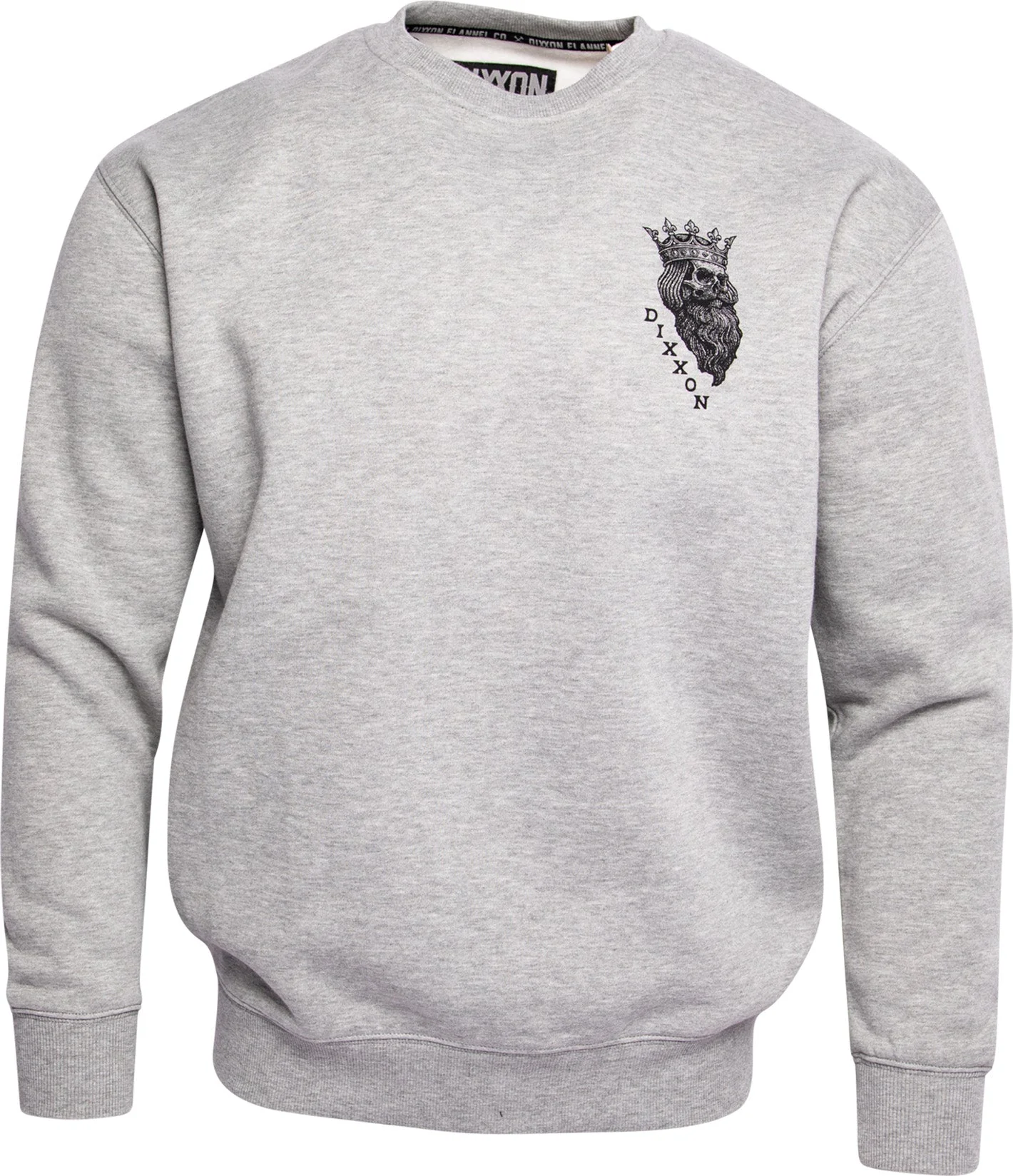 The King Crewneck Sweatshirt - Heather Gray - Image 3