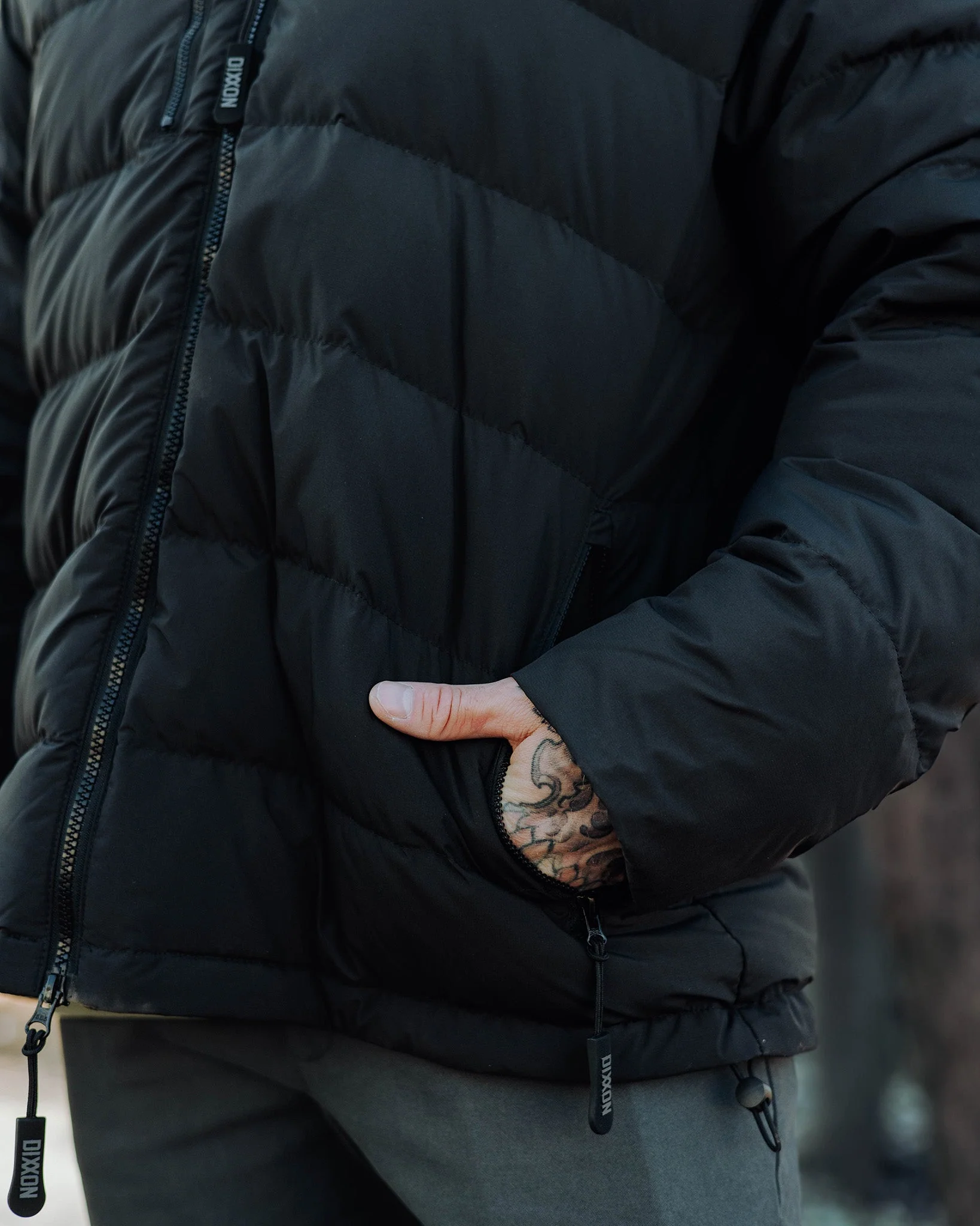 The Ridge Down Jacket - Black - Image 7