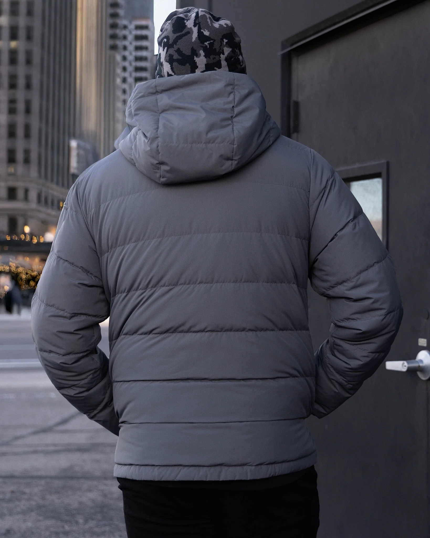 The Ridge Down Jacket - Gray - Image 2