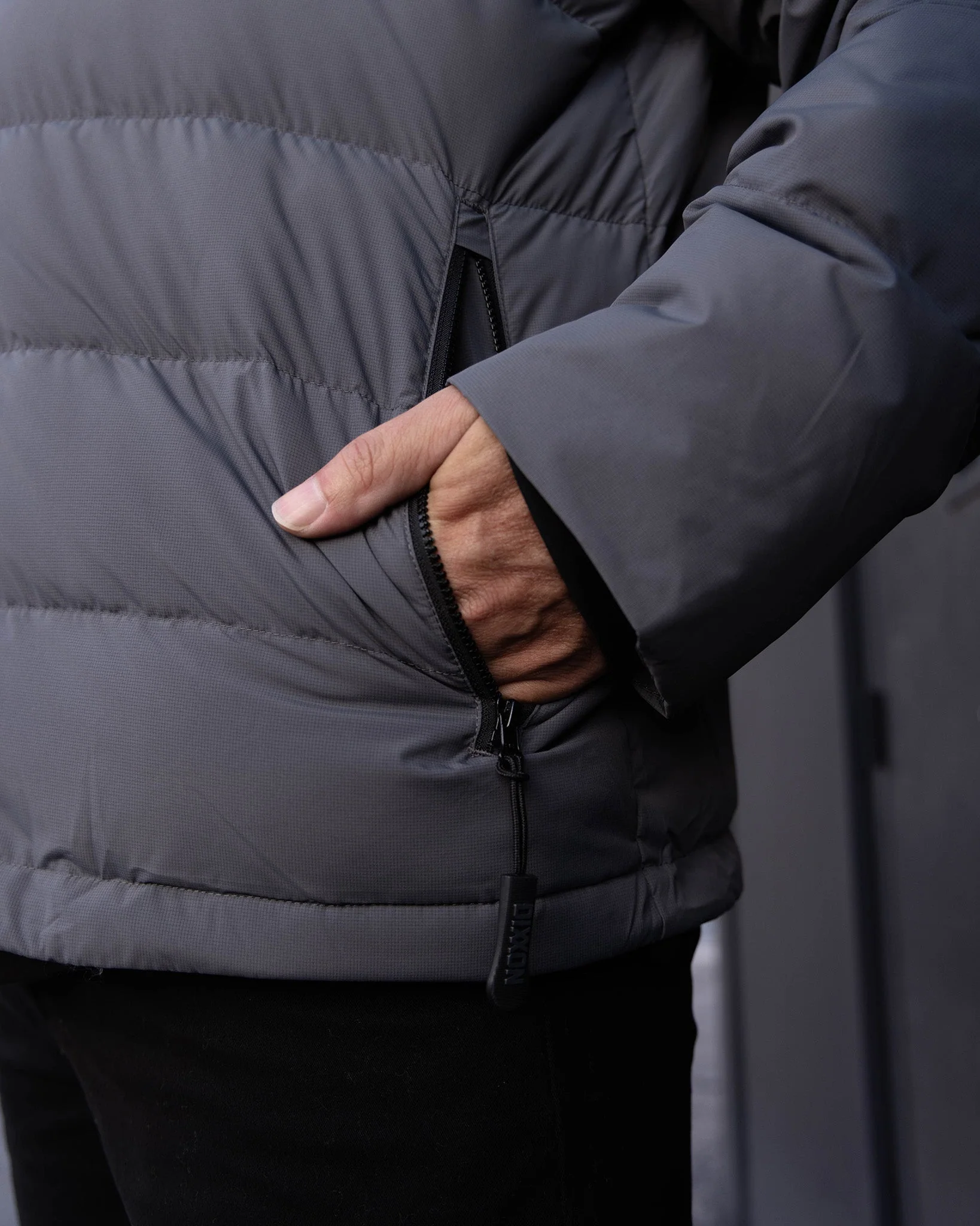 The Ridge Down Jacket - Gray - Image 7