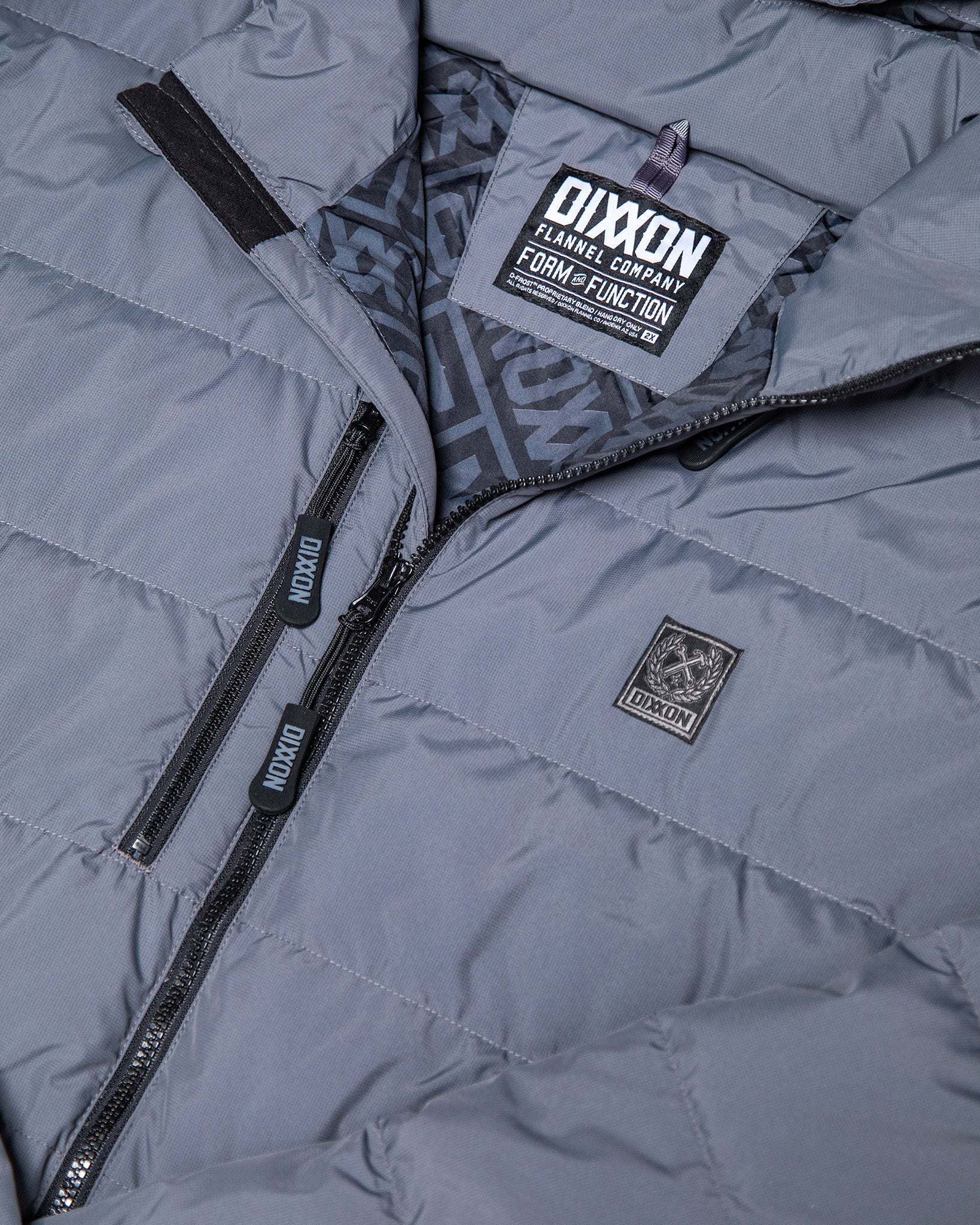 The Ridge Down Jacket - Gray - Image 9