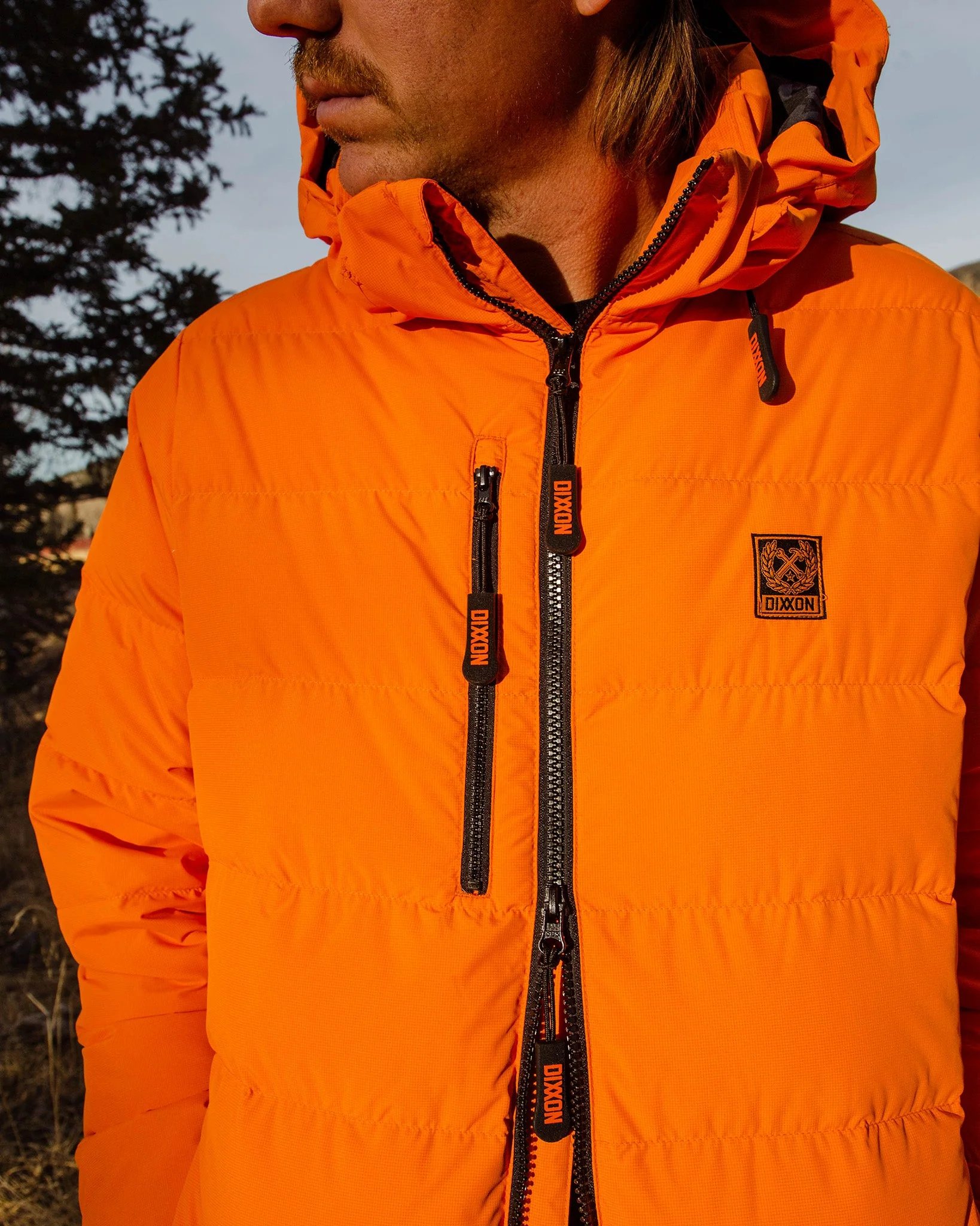The Ridge Down Jacket - Orange - Image 6