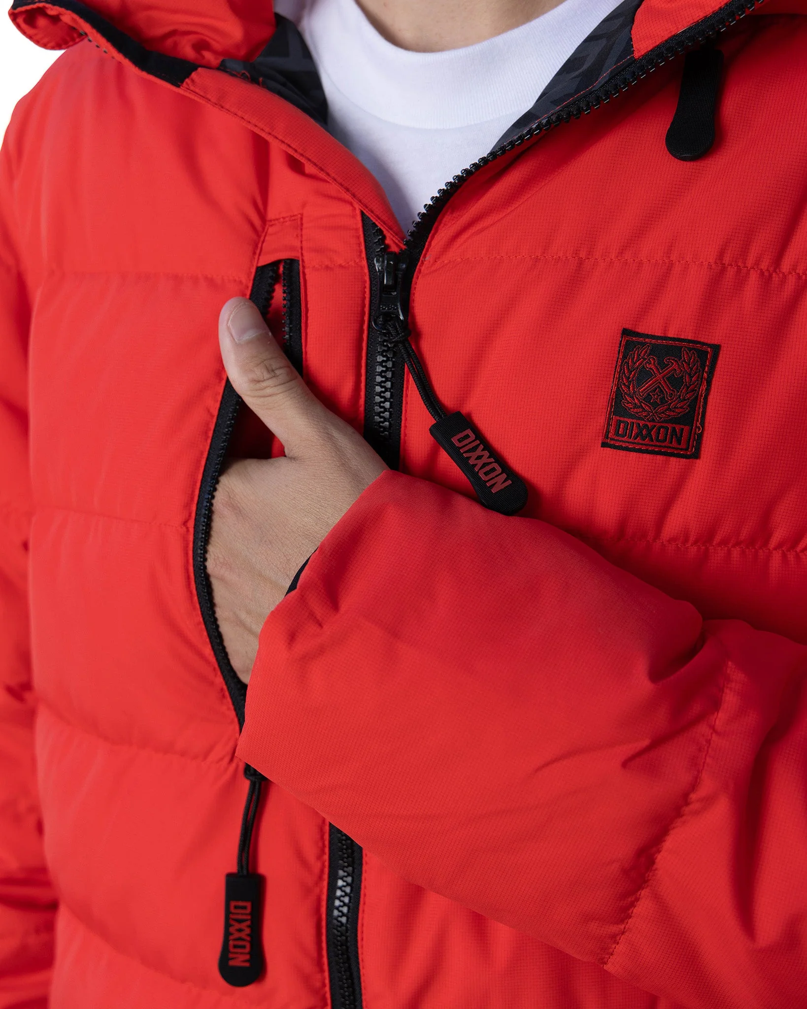 The Ridge Down Jacket - Red - Image 3
