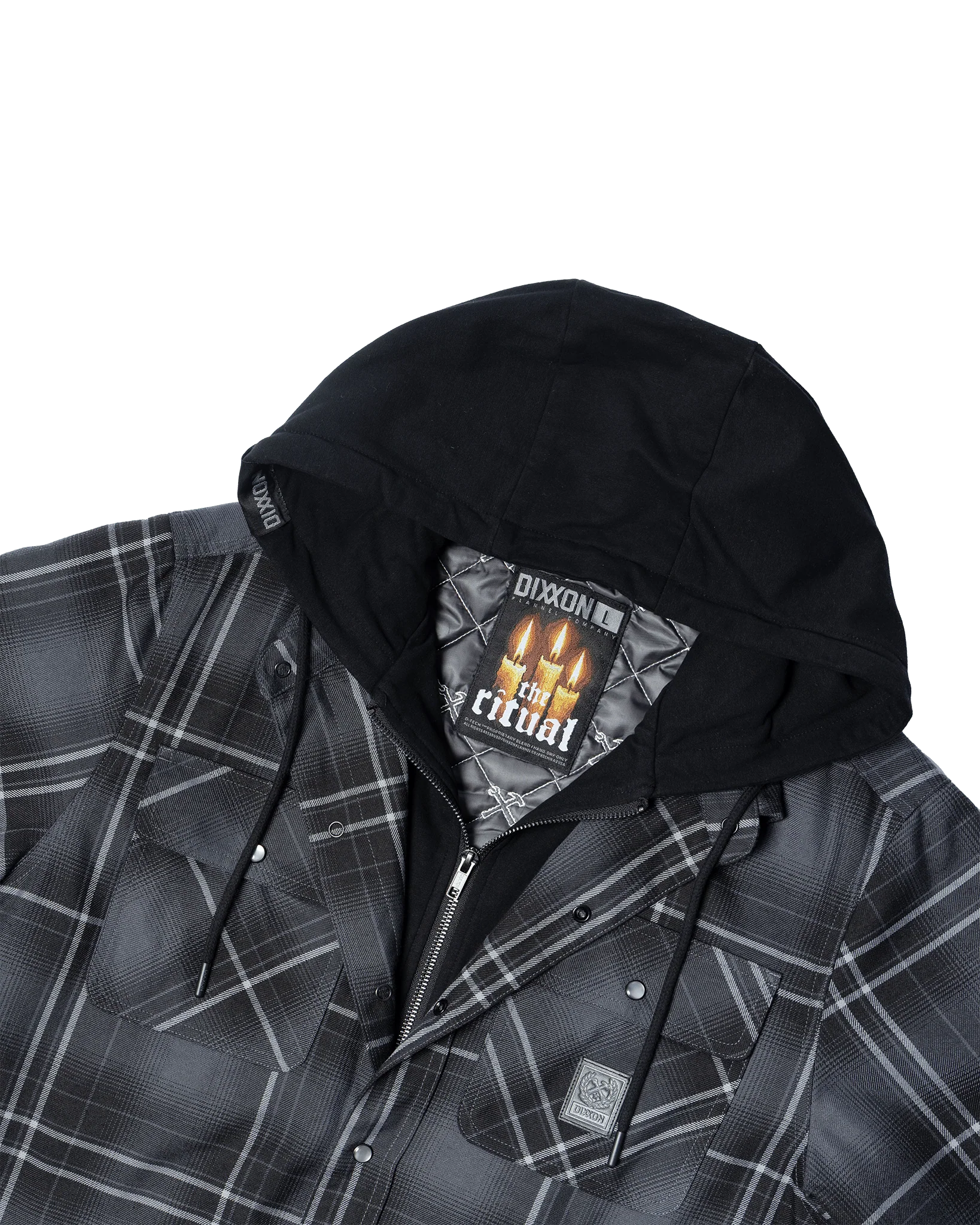 The Ritual Hooded Flannel Jacket - Image 8