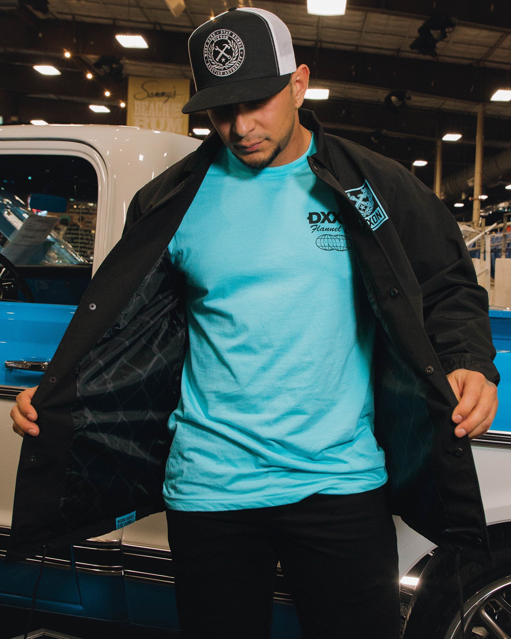 Tiffany Box Crest Coaches Jacket - Black - Image 3