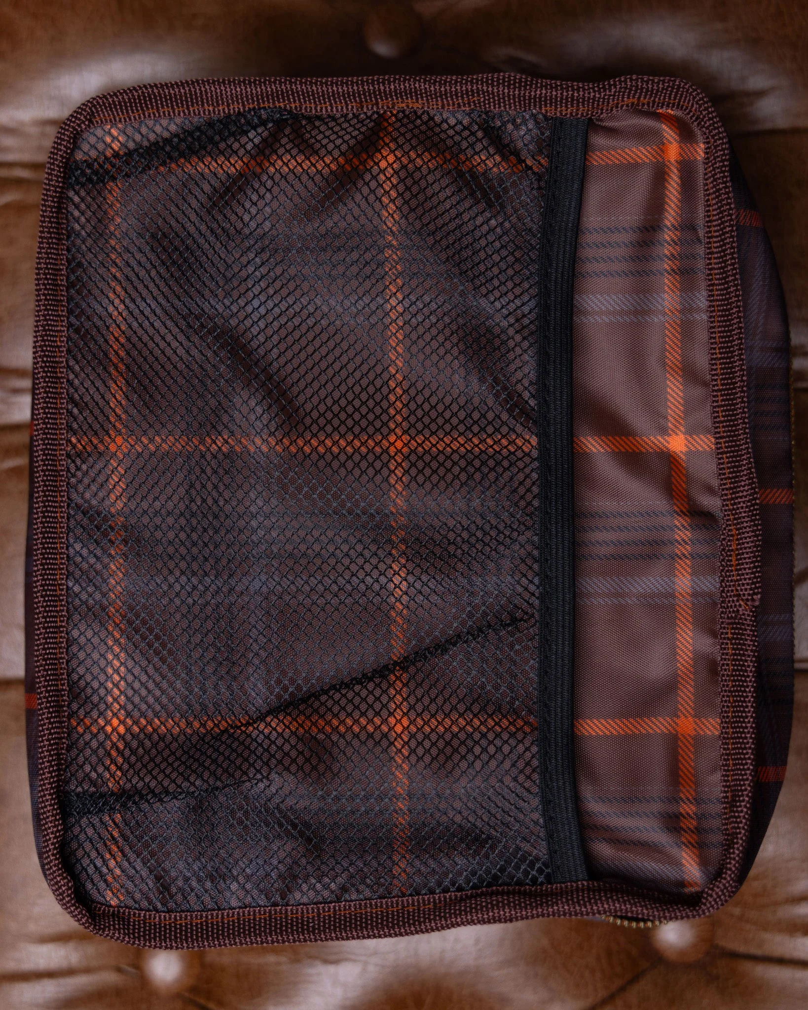 Toiletry Bag - Brown Leather - Image 4