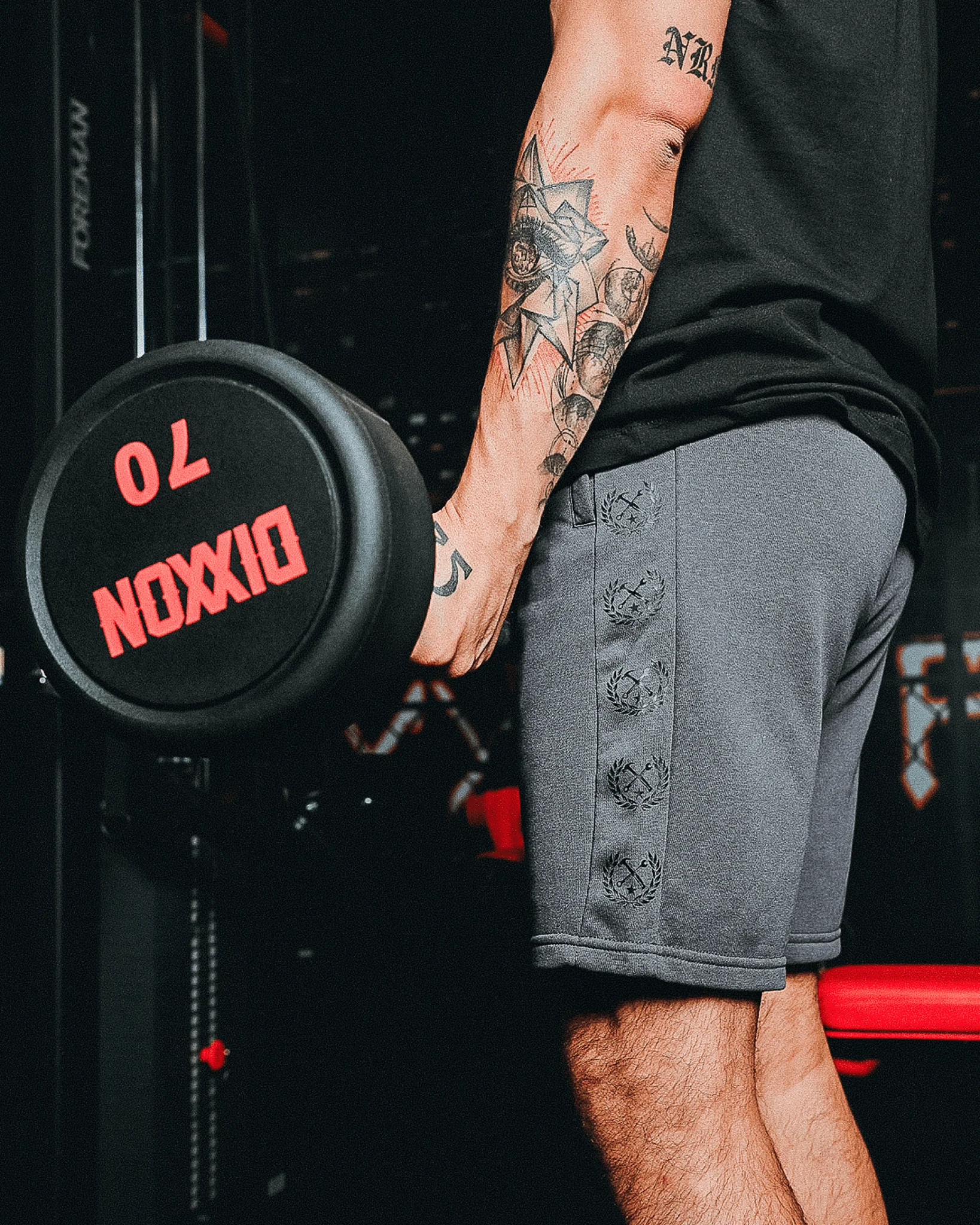 Track Shorts - Charcoal - Image 2