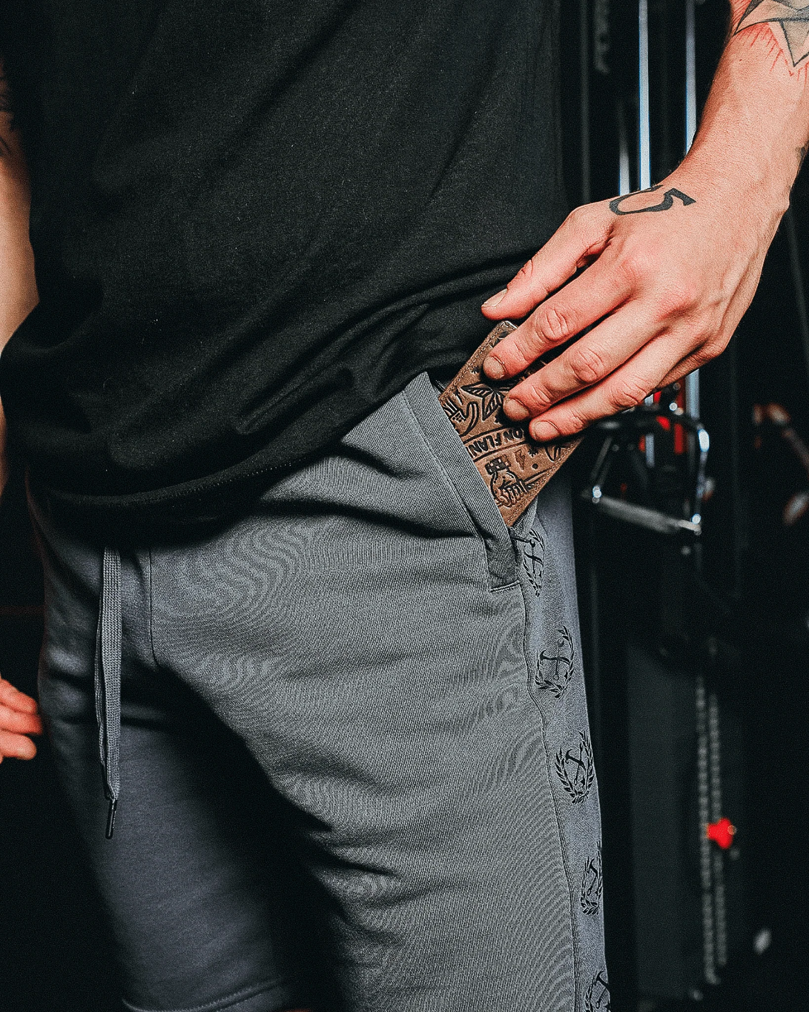 Track Shorts - Charcoal - Image 3