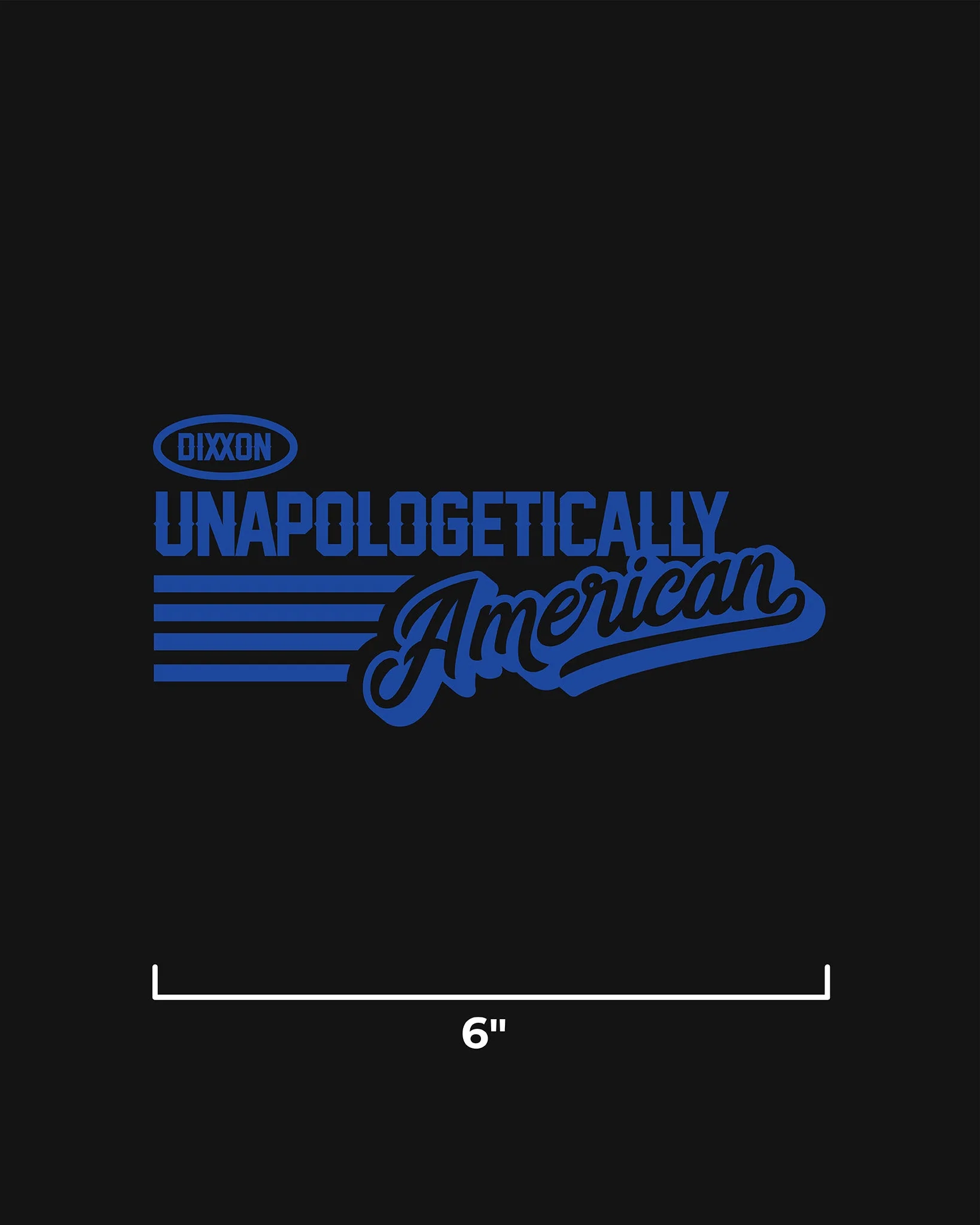 Unapologetically American 6" Die Cut Sticker - Image 5