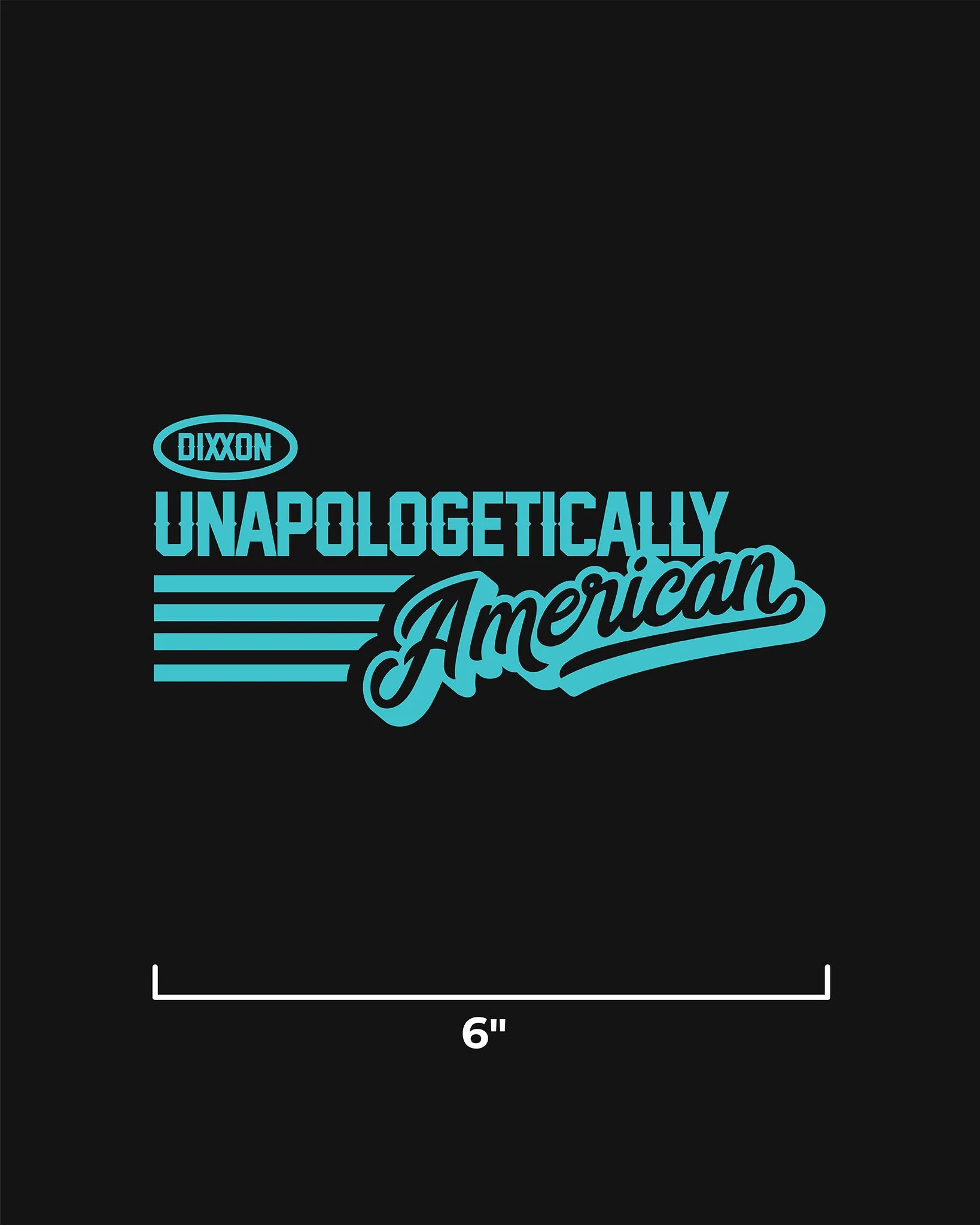 Unapologetically American 6" Die Cut Sticker - Image 6