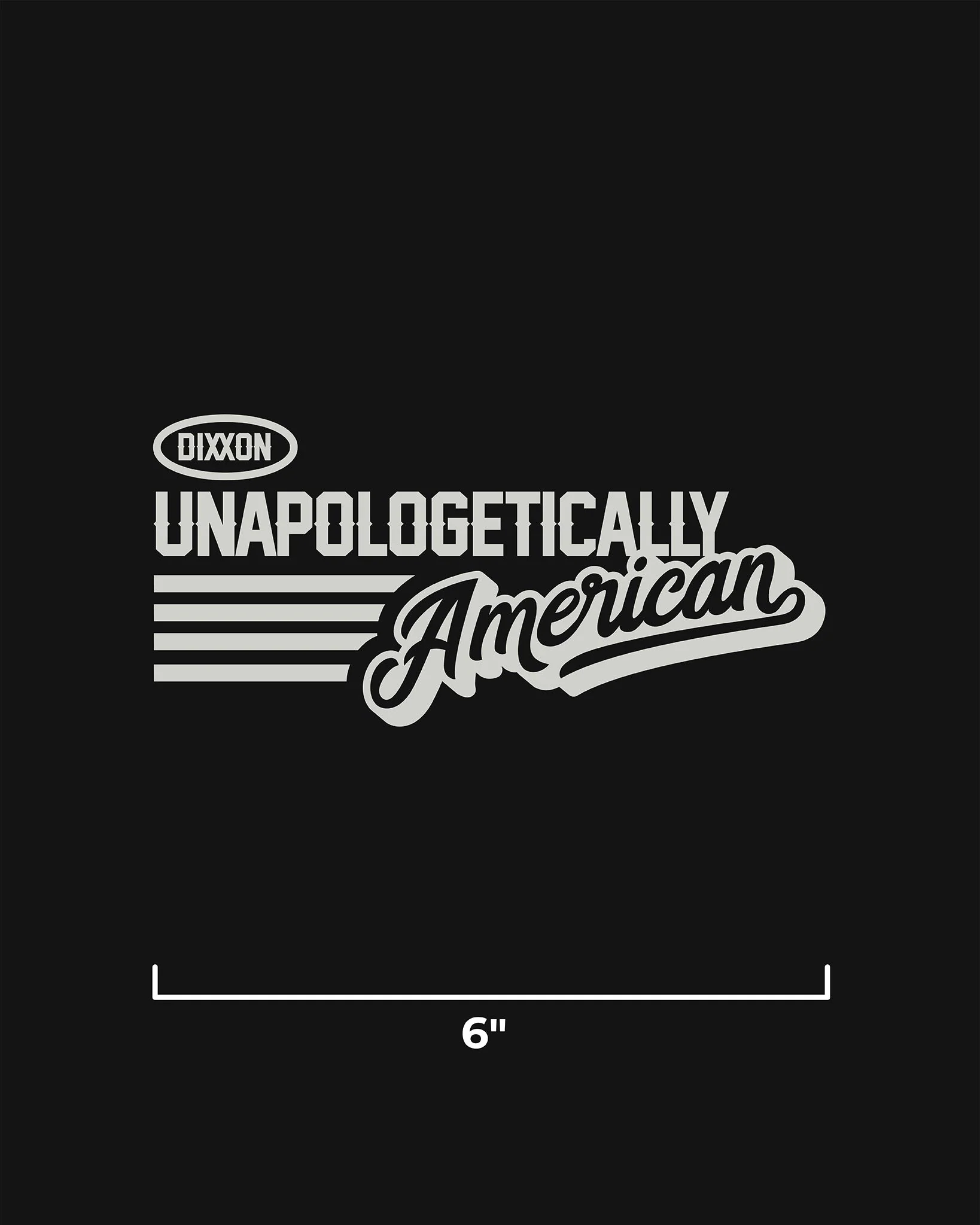 Unapologetically American 6" Die Cut Sticker - Image 8