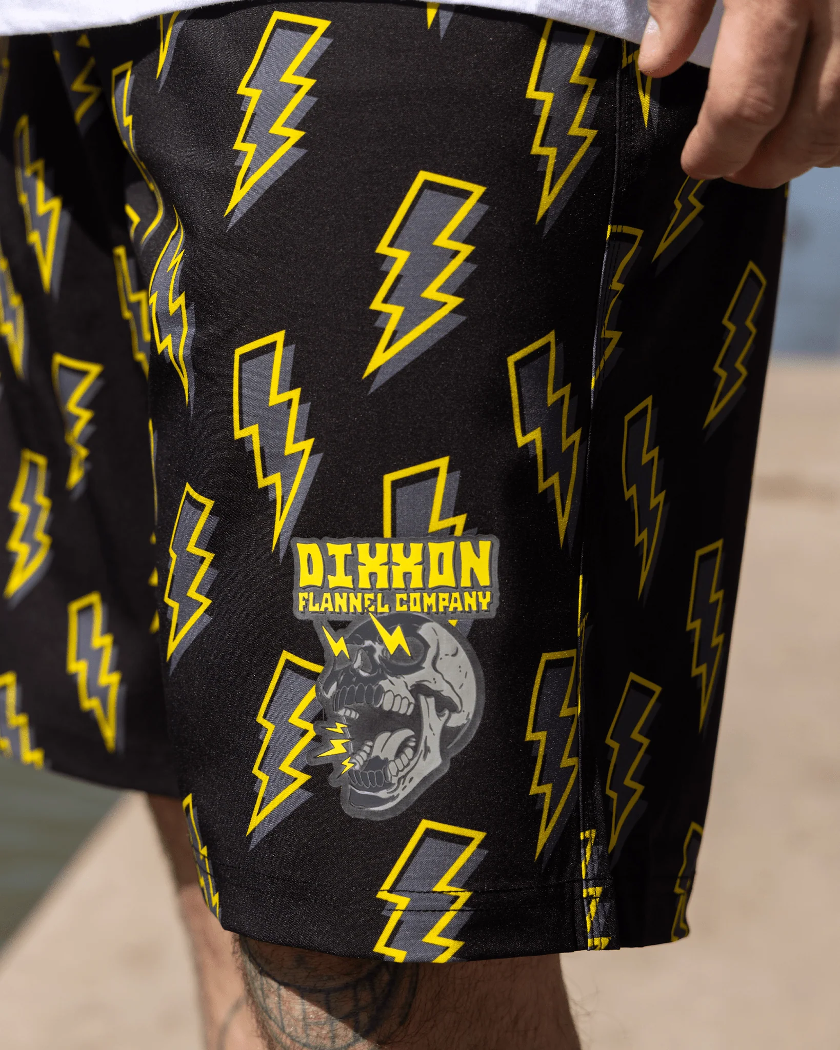 Voltage Boardshorts - Yellow & Black - Image 4