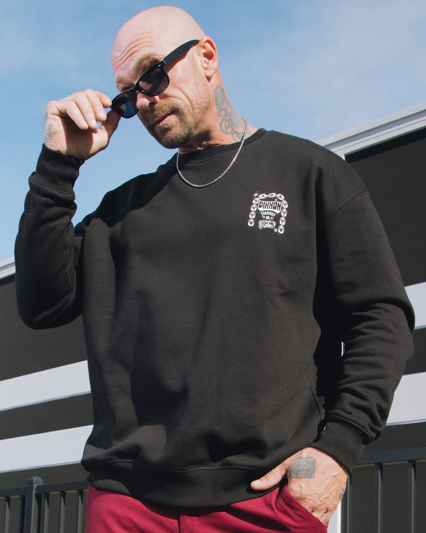 Westside Crewneck Sweatshirt - Black - Image 4