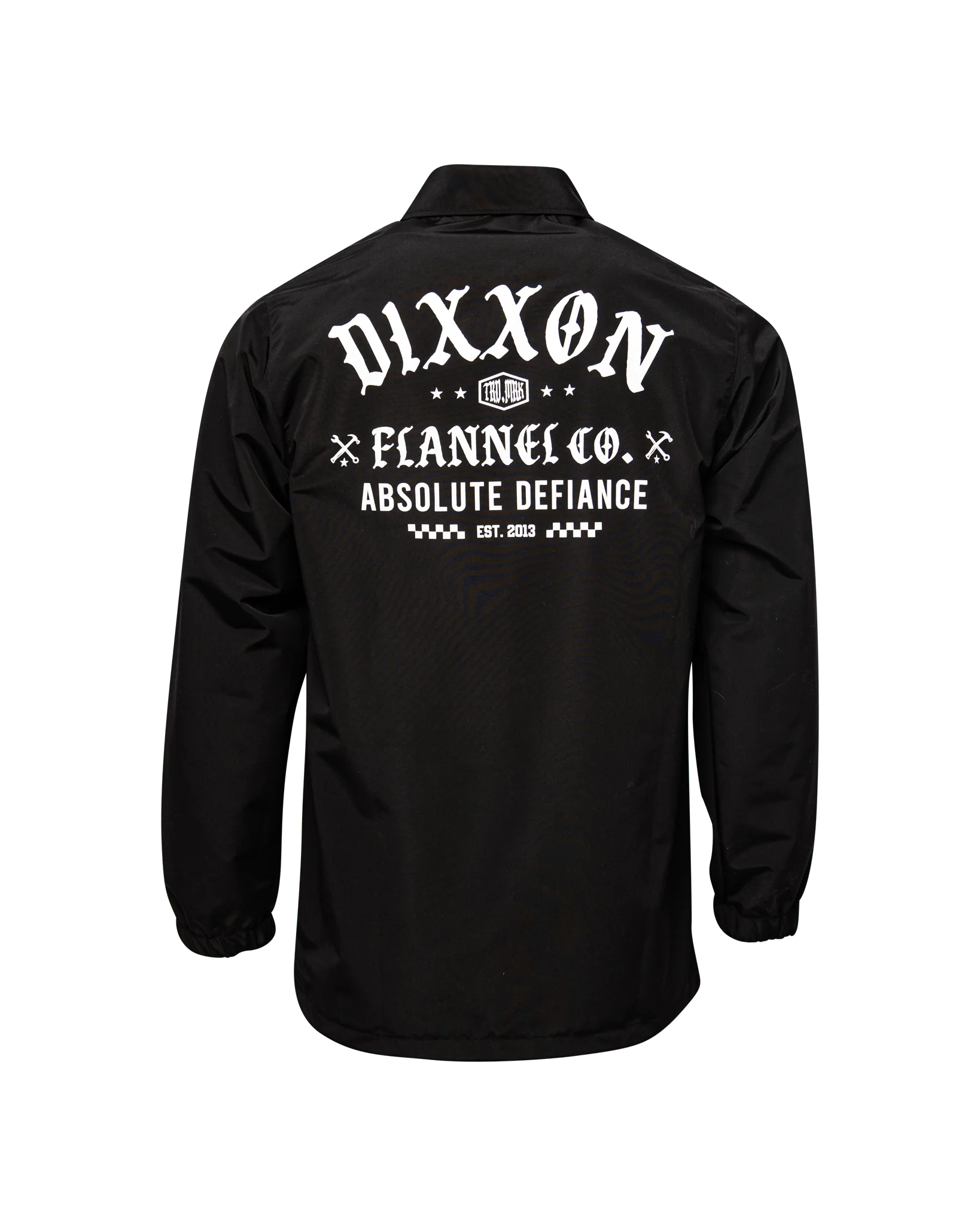 White Cruz Coaches Jacket - Black - Image 2