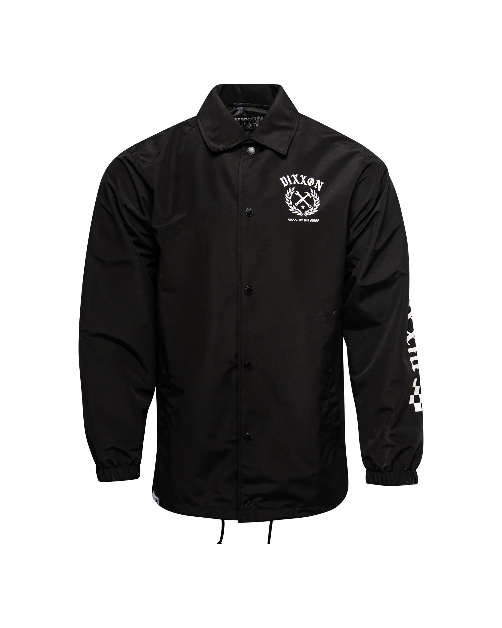 White Cruz Coaches Jacket - Black - Image 3