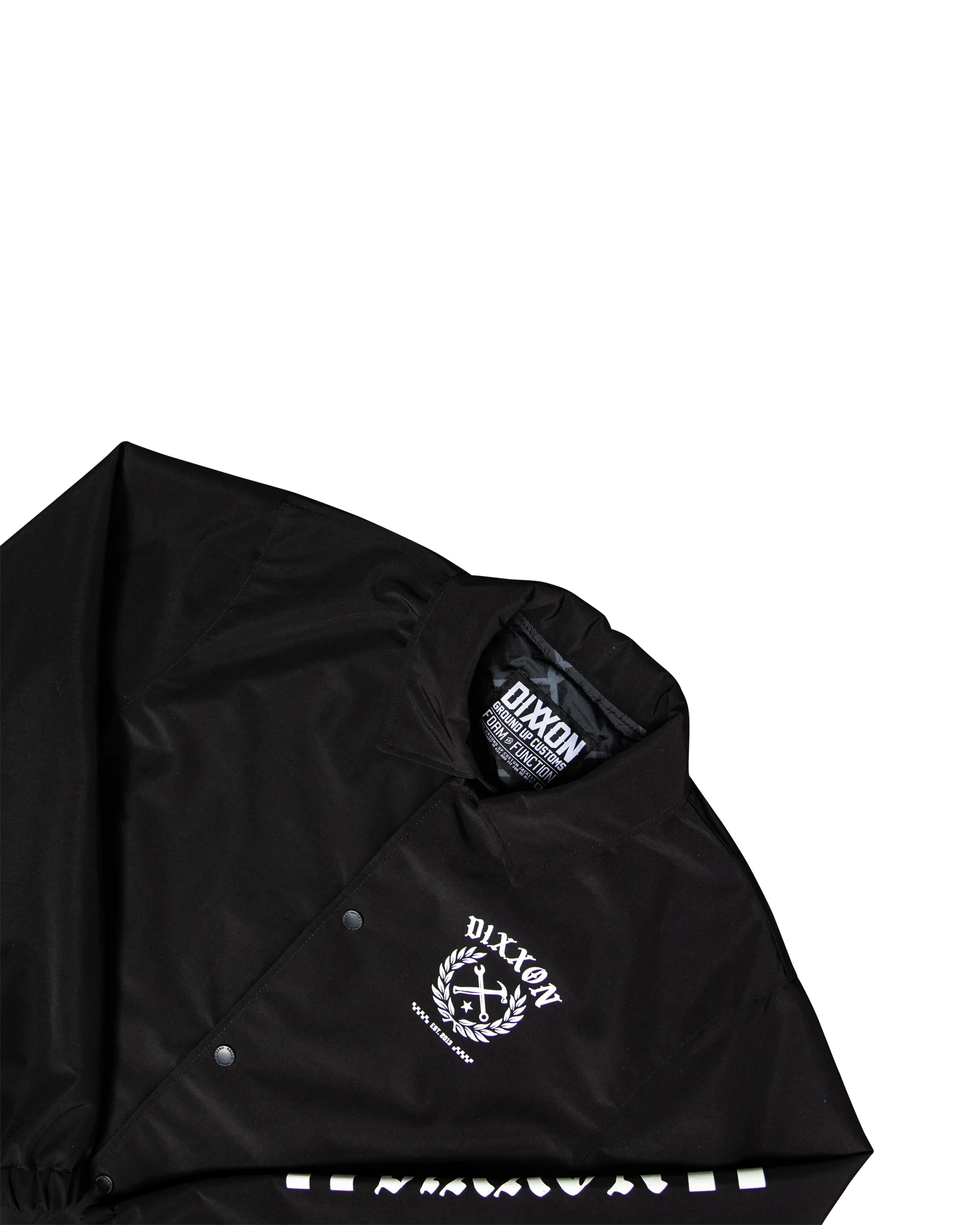 White Cruz Coaches Jacket - Black - Image 6