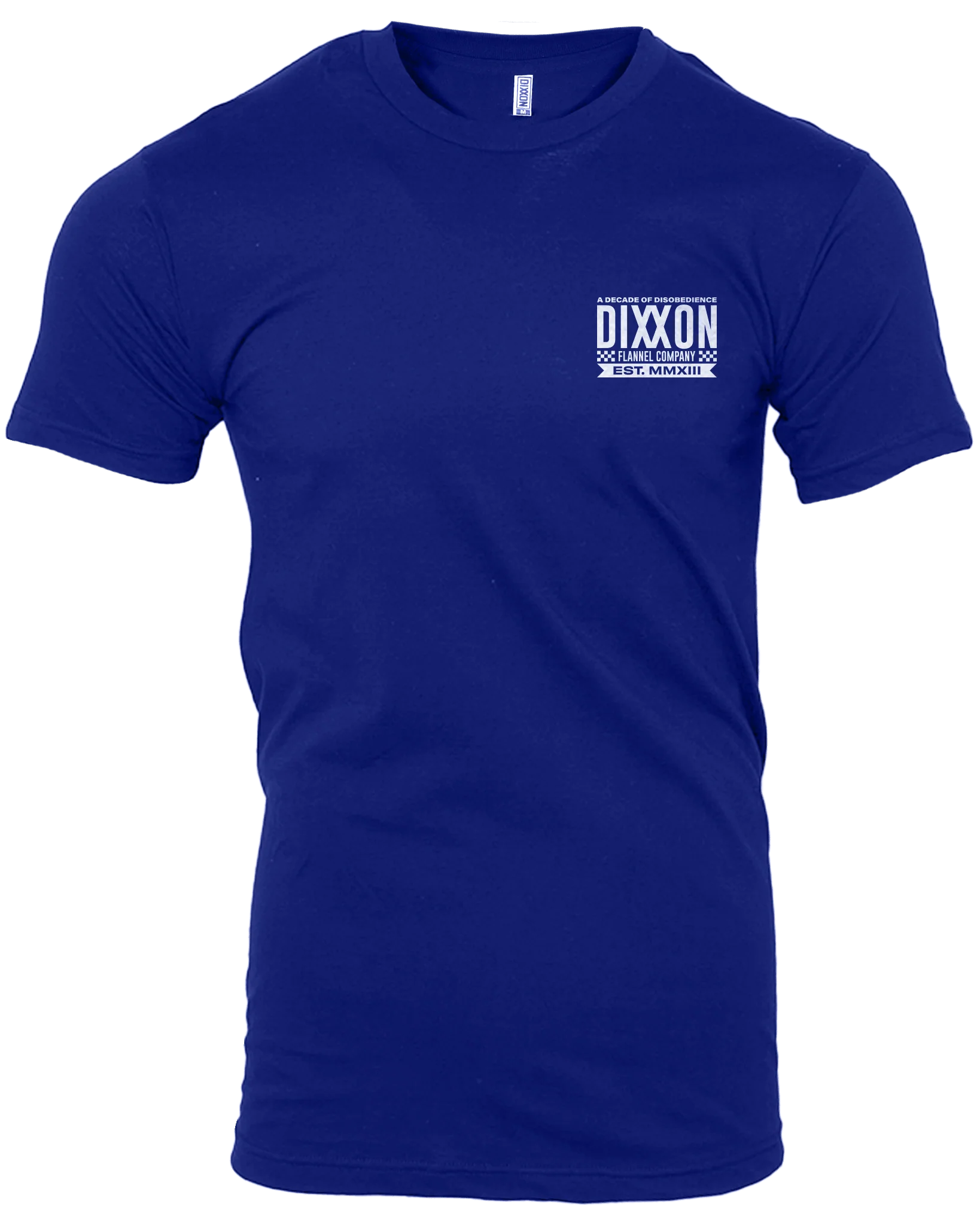 White Decade of Disobedience T-Shirt - Blue - Image 3