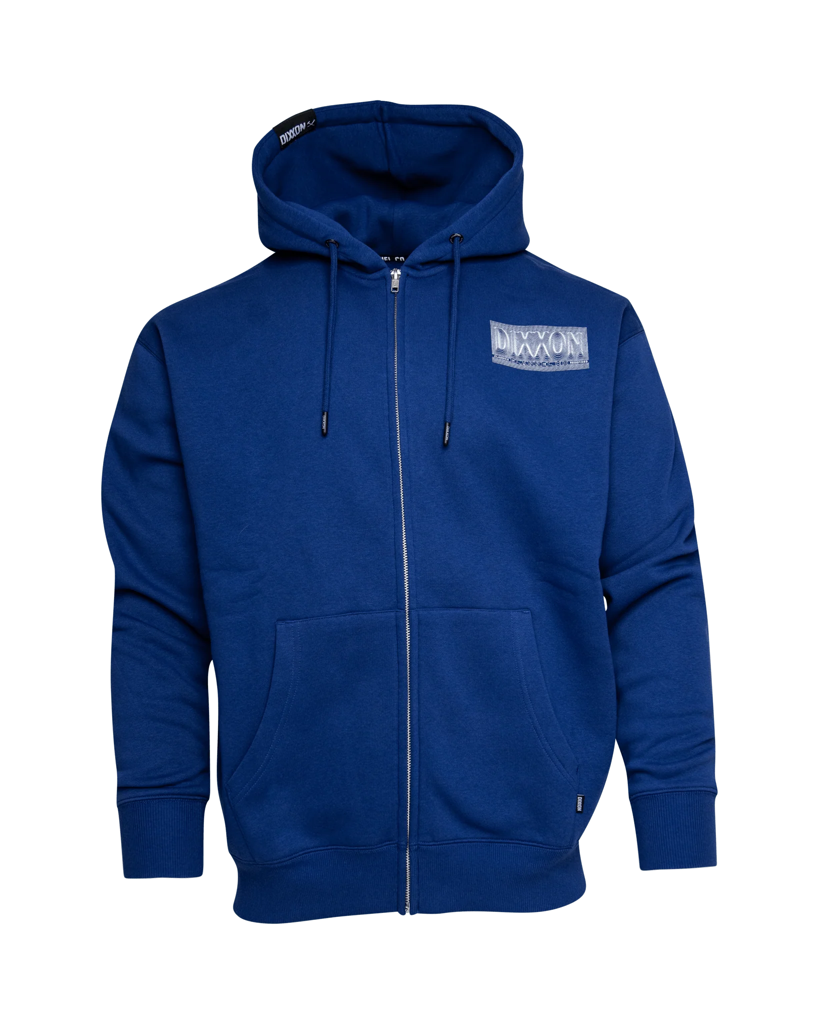 White Epicenter Zip Up Hoodie - Blue - Image 3