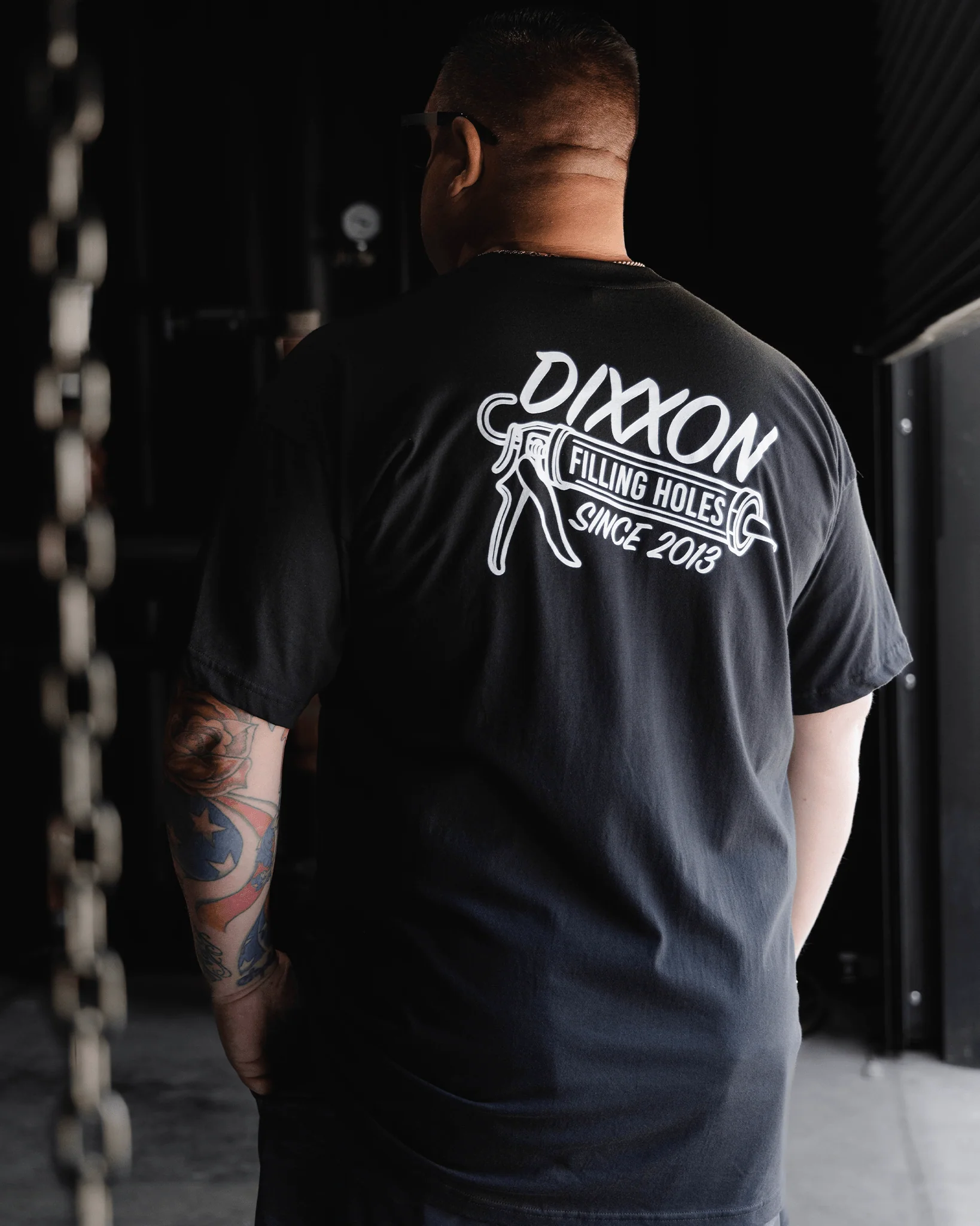 White Filler T-Shirt - Black - Image 2