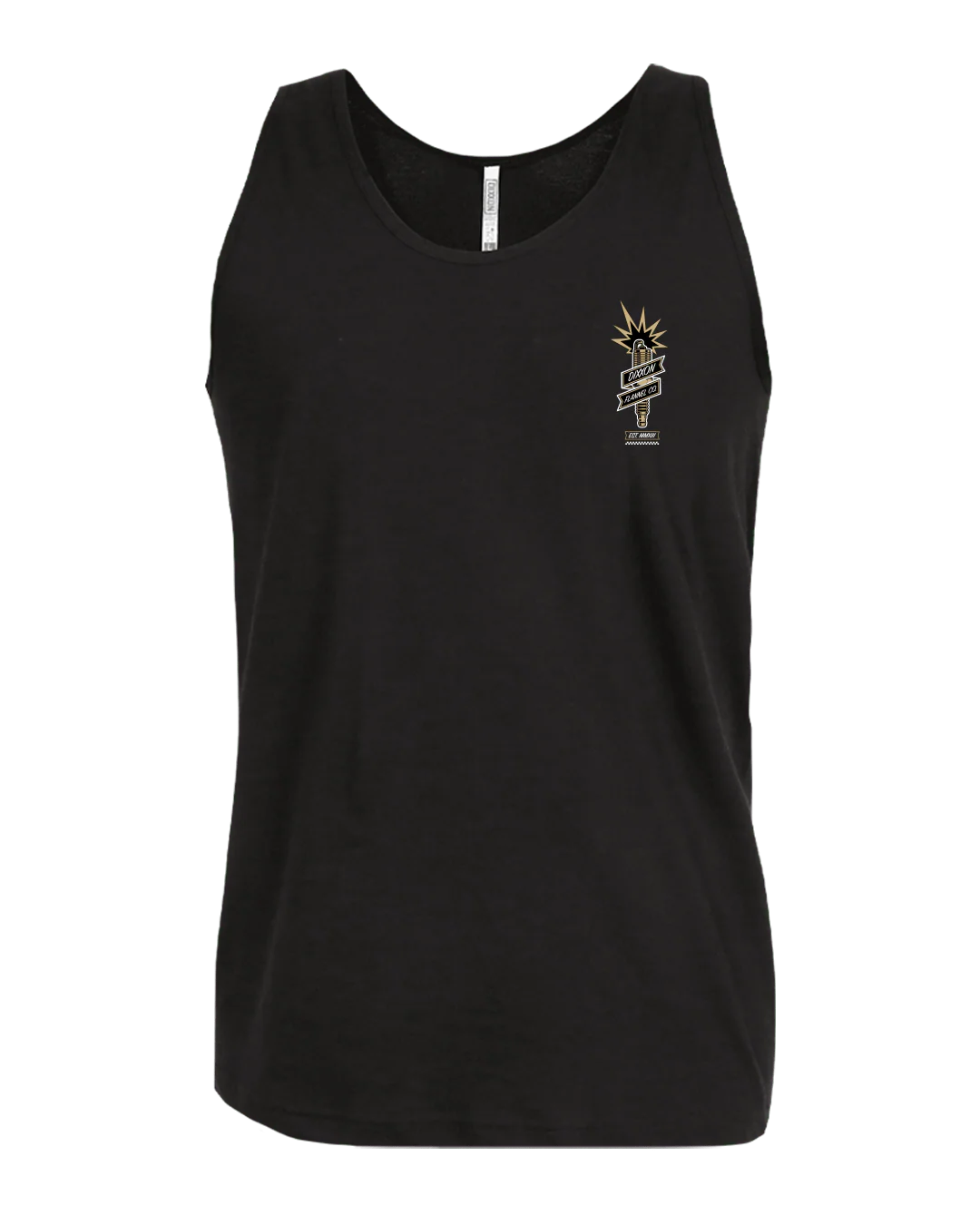 White & Gold Ignite Tank - Black - Image 2