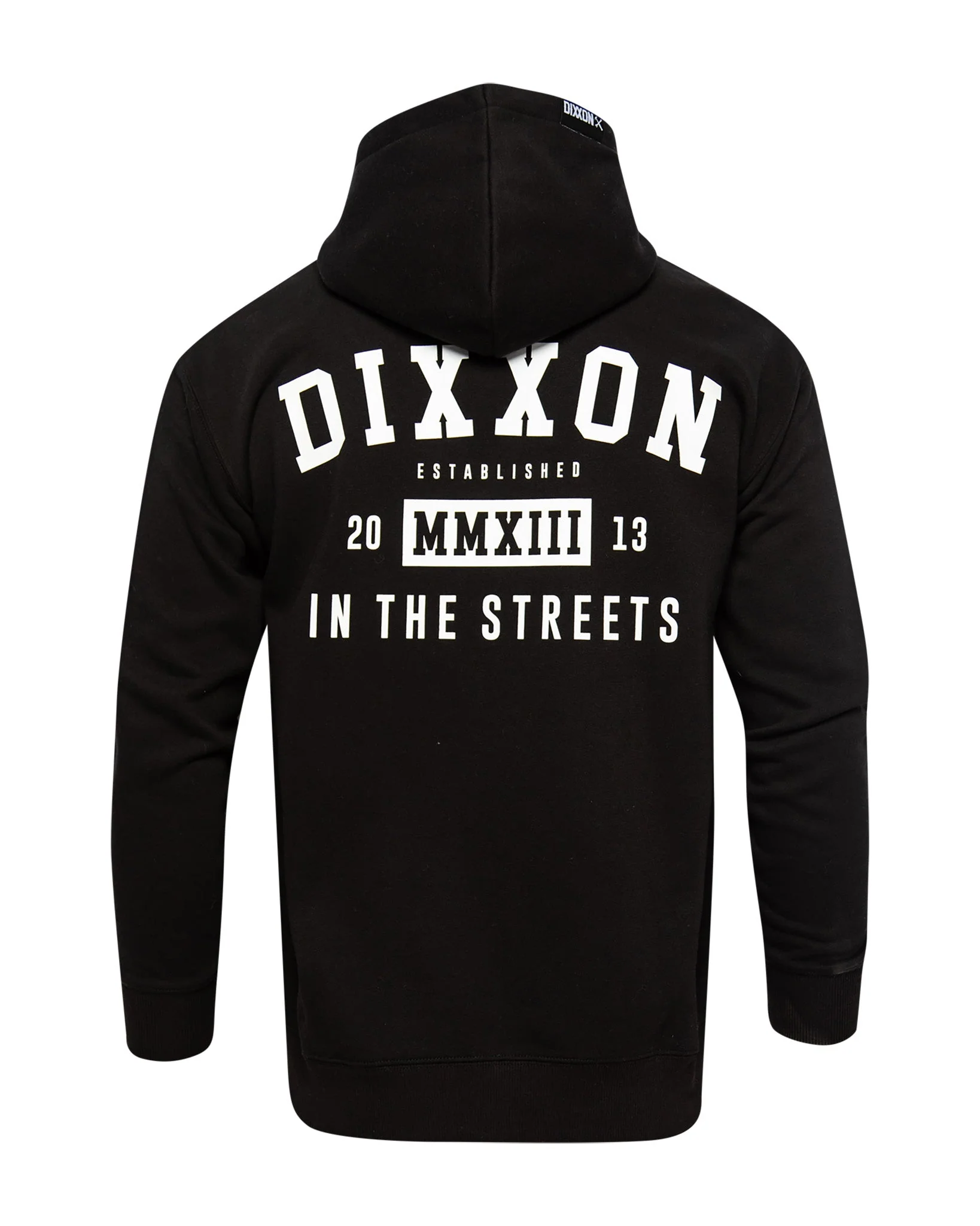 In the Streets Zip Up Hoodie - Black & White - Image 2