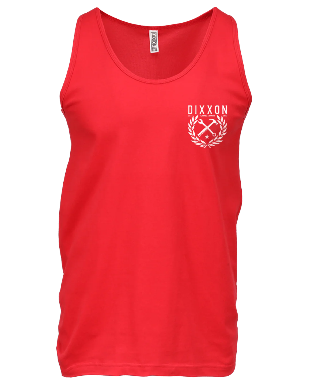 White Tradition Badge Tank - Red - Image 2