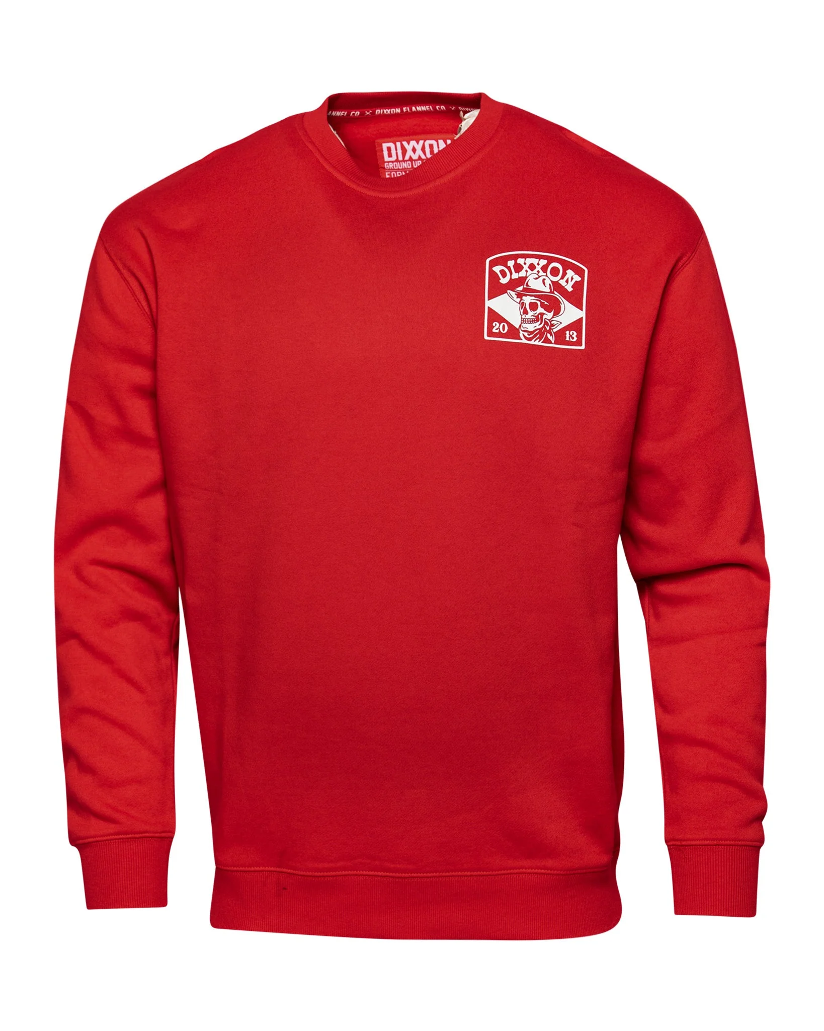 White Vaquero Crewneck Sweatshirt - Red - Image 3