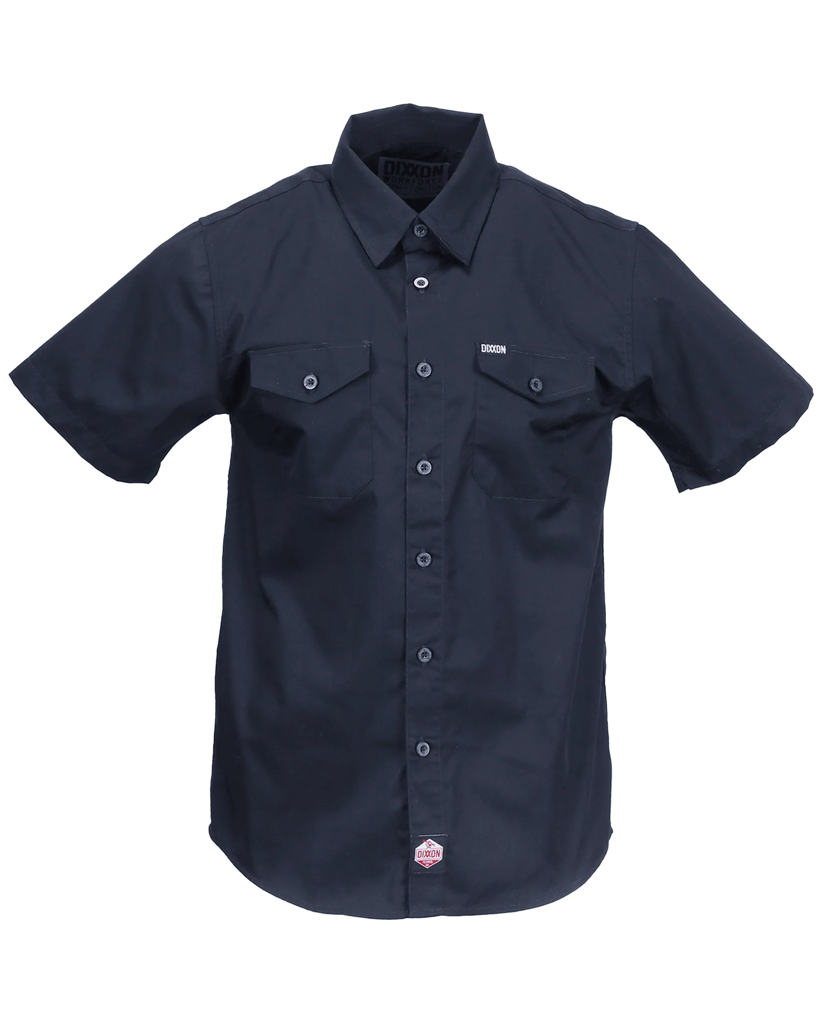 Wholesale PRE-BOOK: WorkForce Short Sleeve Work Shirt - Navy - Image 2