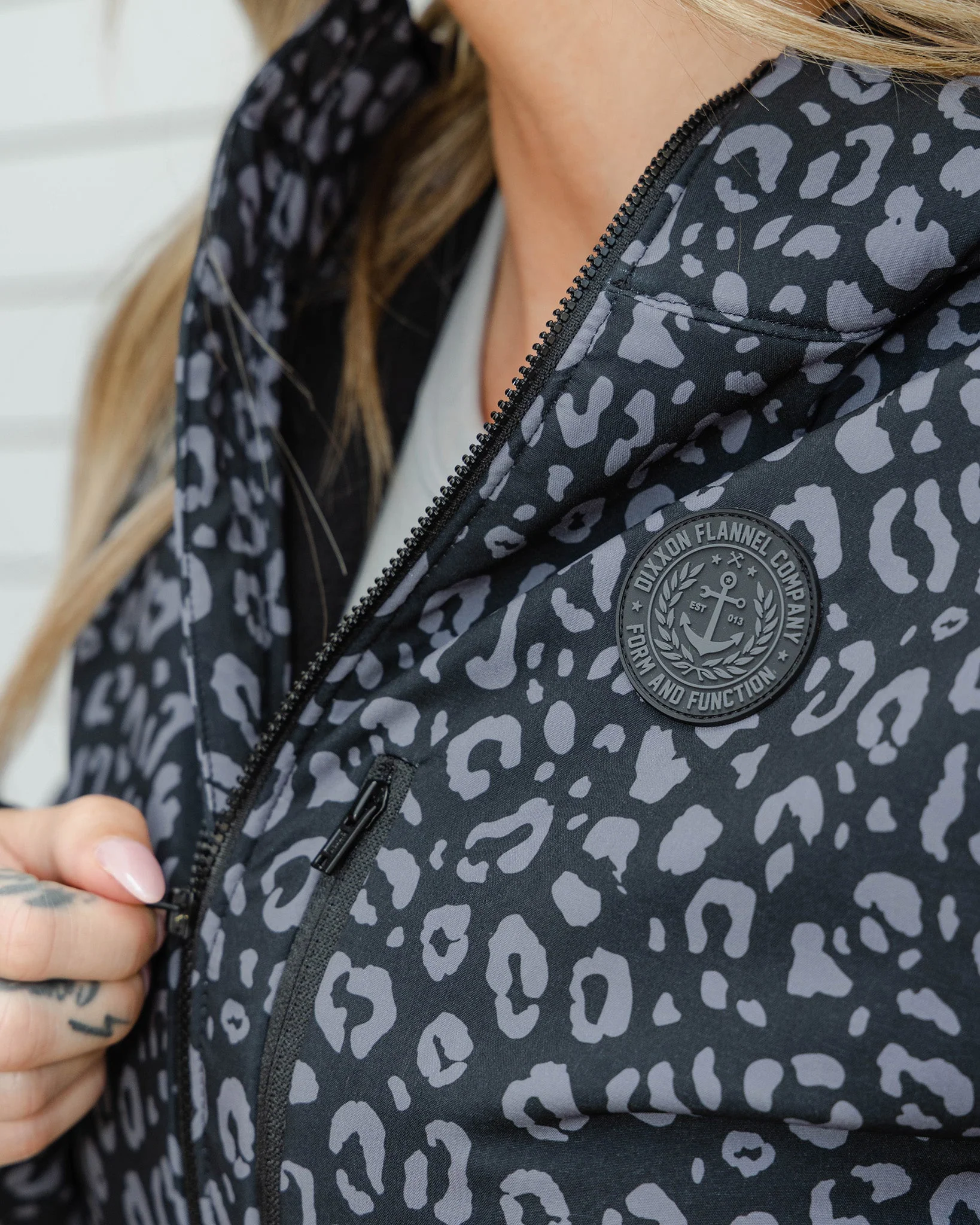 Women’s Anchor Jacket 2.0 - Black Leopard - Image 5