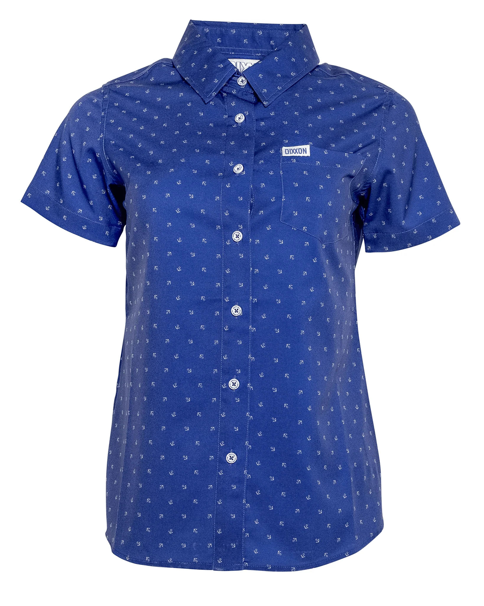 Women's Avery Party Shirt - Blue & Gray - Image 2