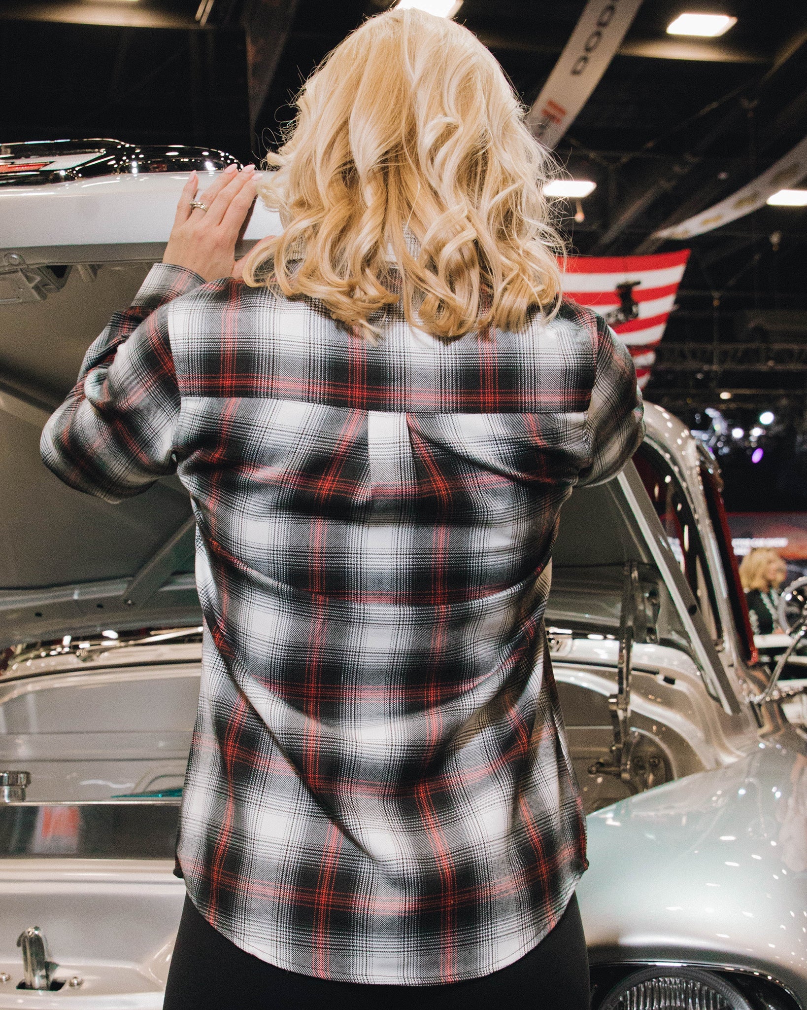 Women's Barrett Jackson 2024 Flannel - Image 3