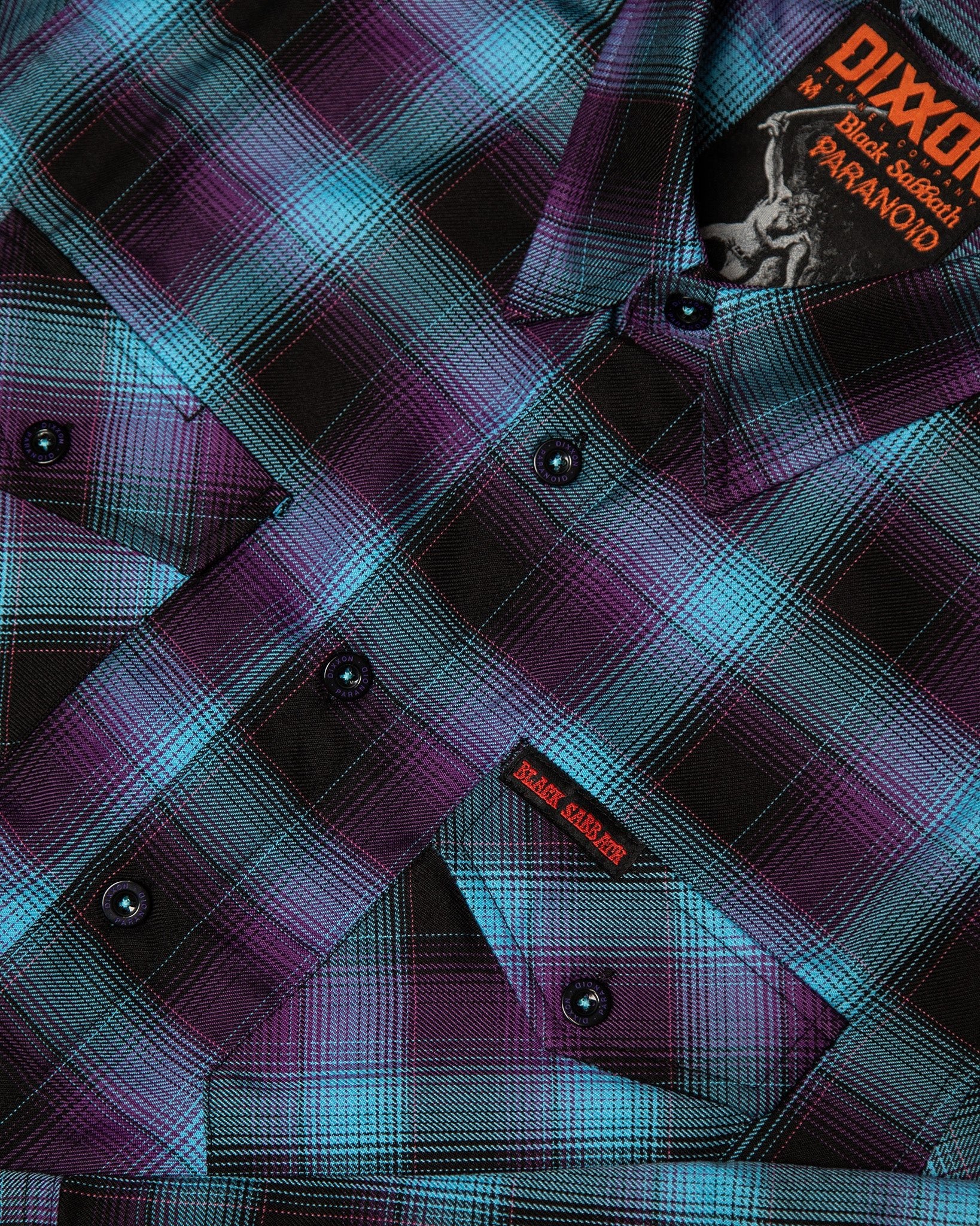 Women's Black Sabbath Paranoid Flannel - Image 5