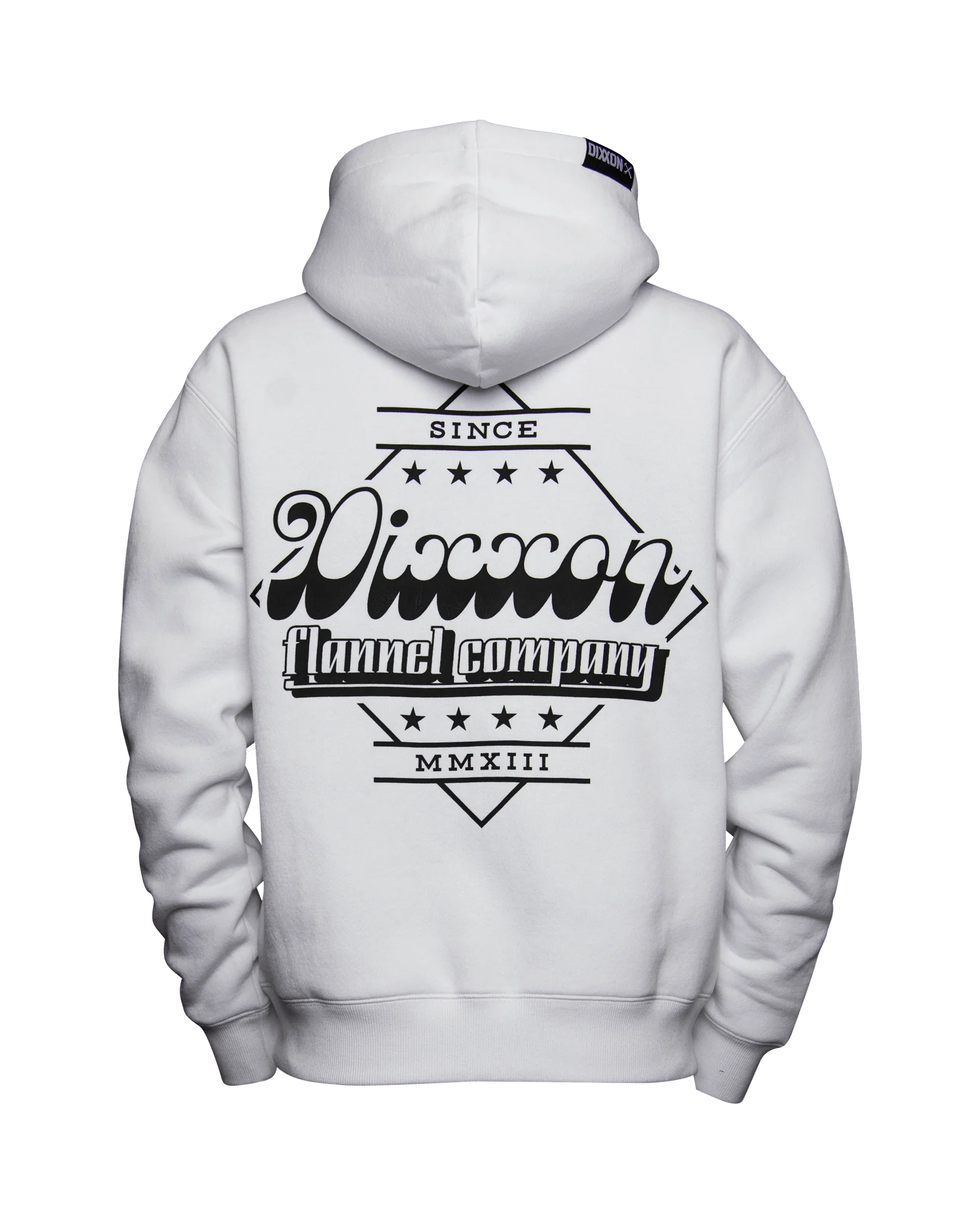 Women's Black Stardust Zip Up Hoodie - White - Image 2
