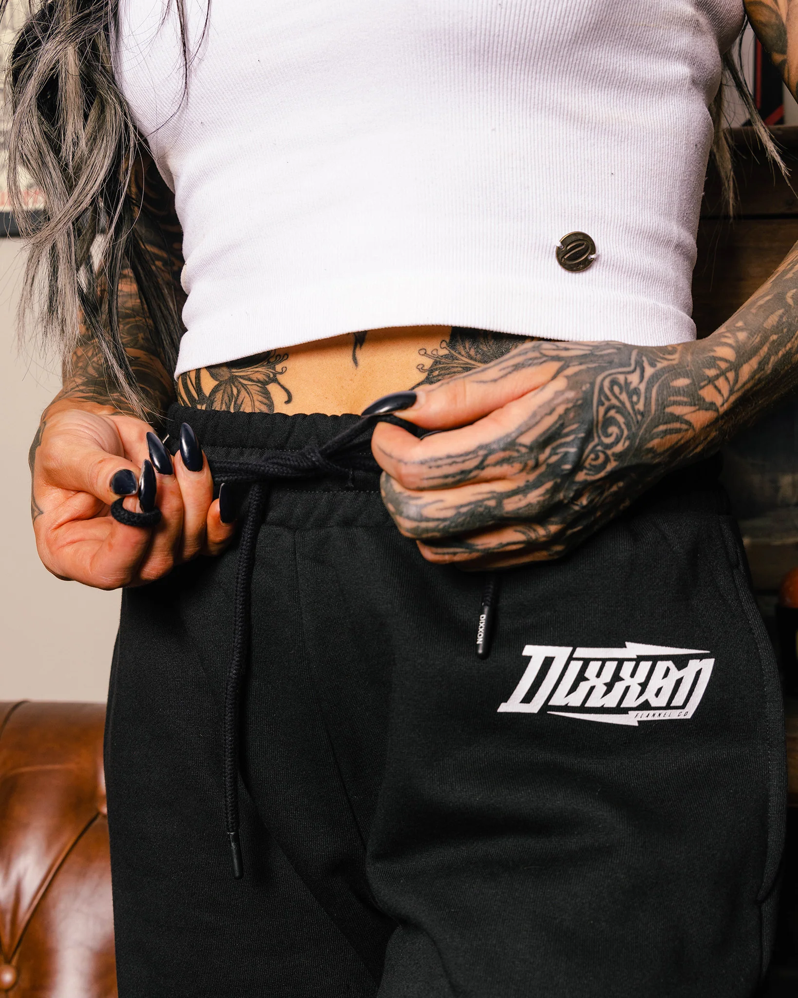 Women's Bolt Sweatpants - Black - Image 2