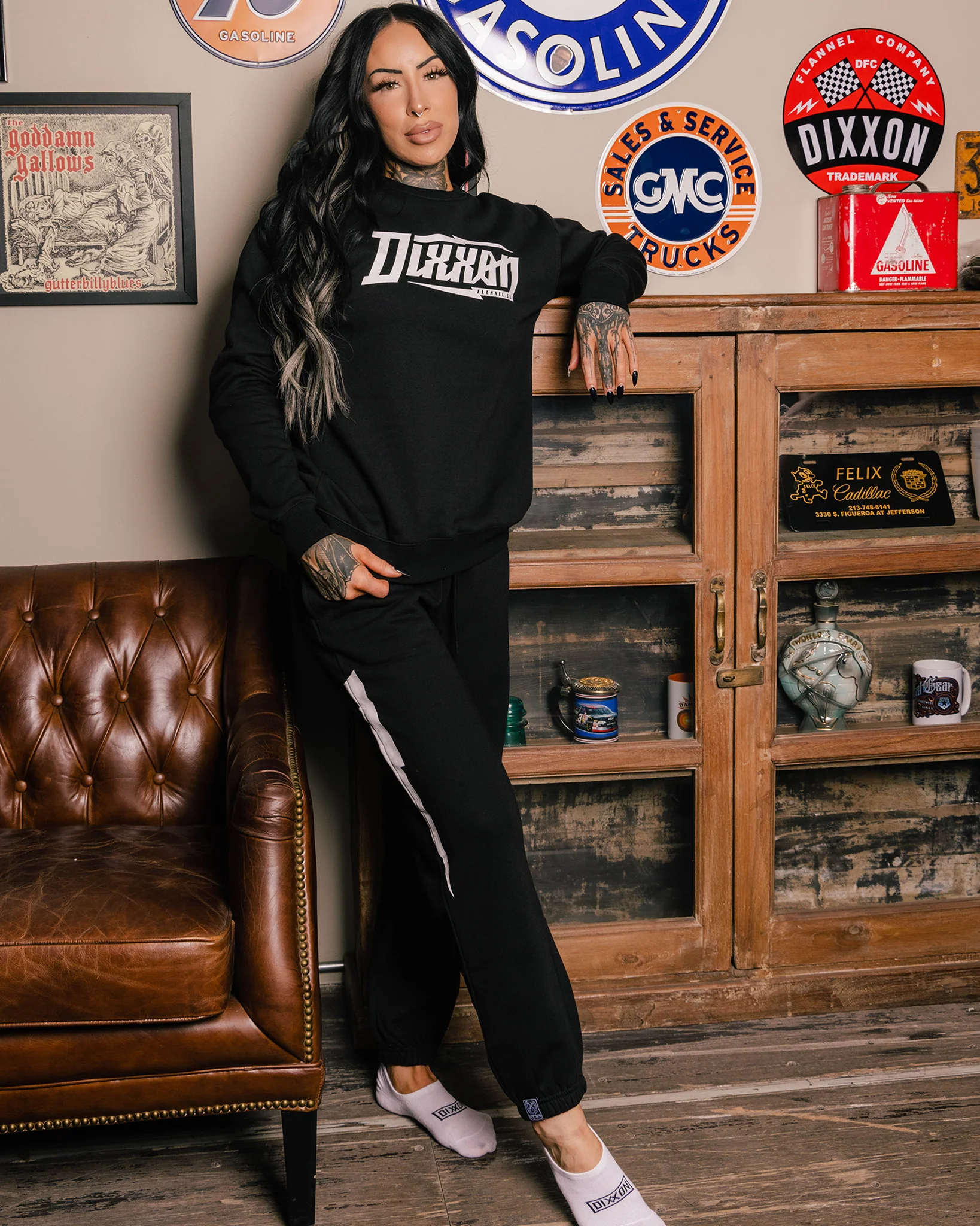 Women's Bolt Sweatpants - Black - Image 5