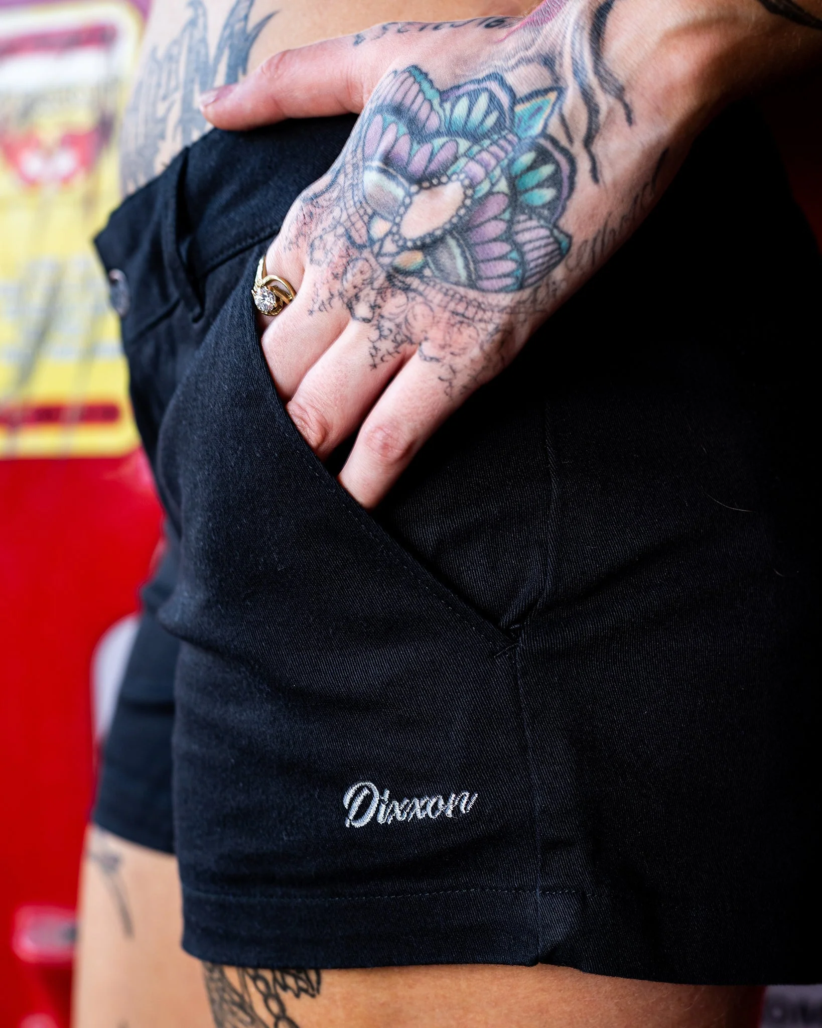 Women's Chino Shorts - Black - Image 4